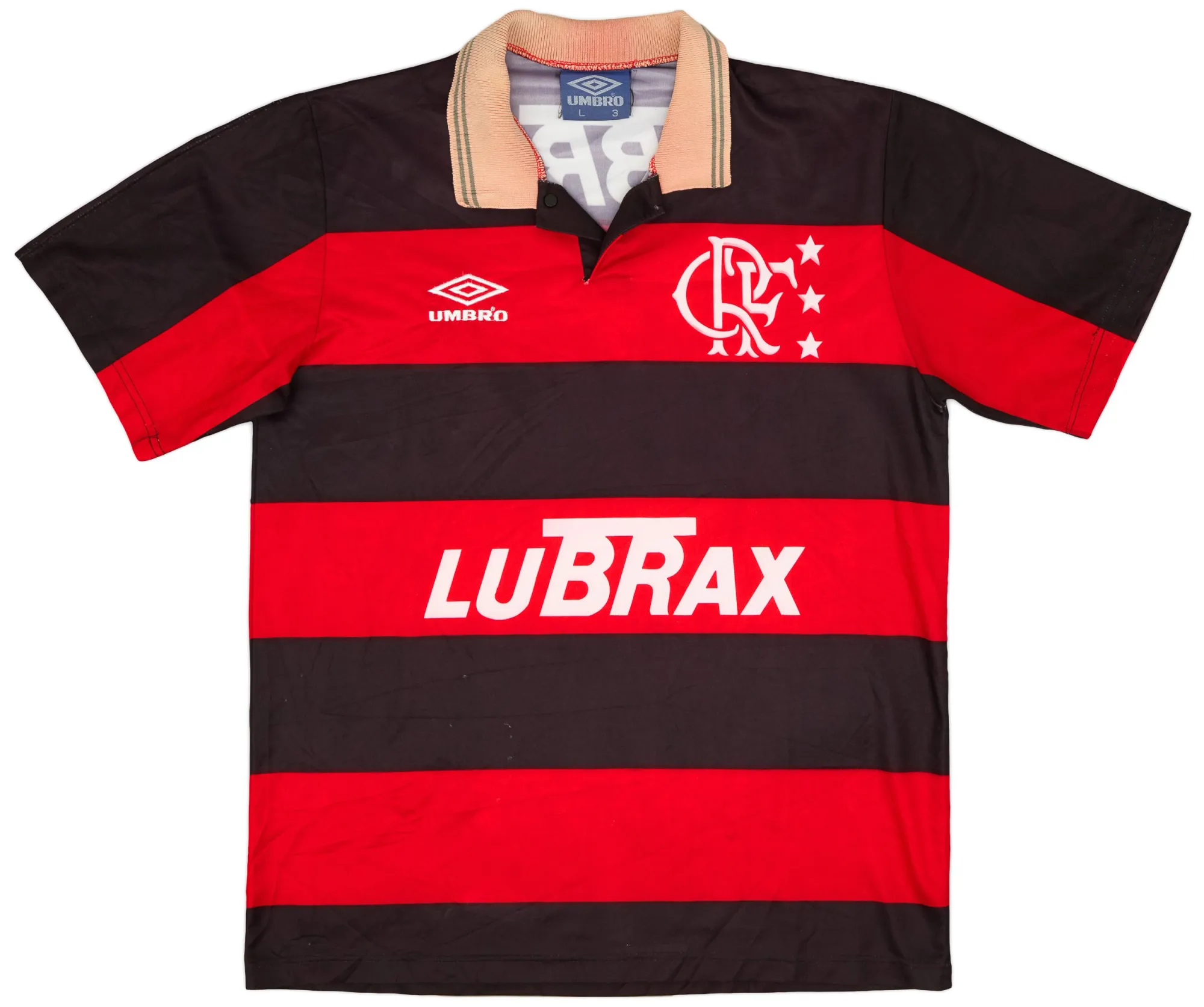 Umbro Flamengo Mens SS Home Shirt 1992/93