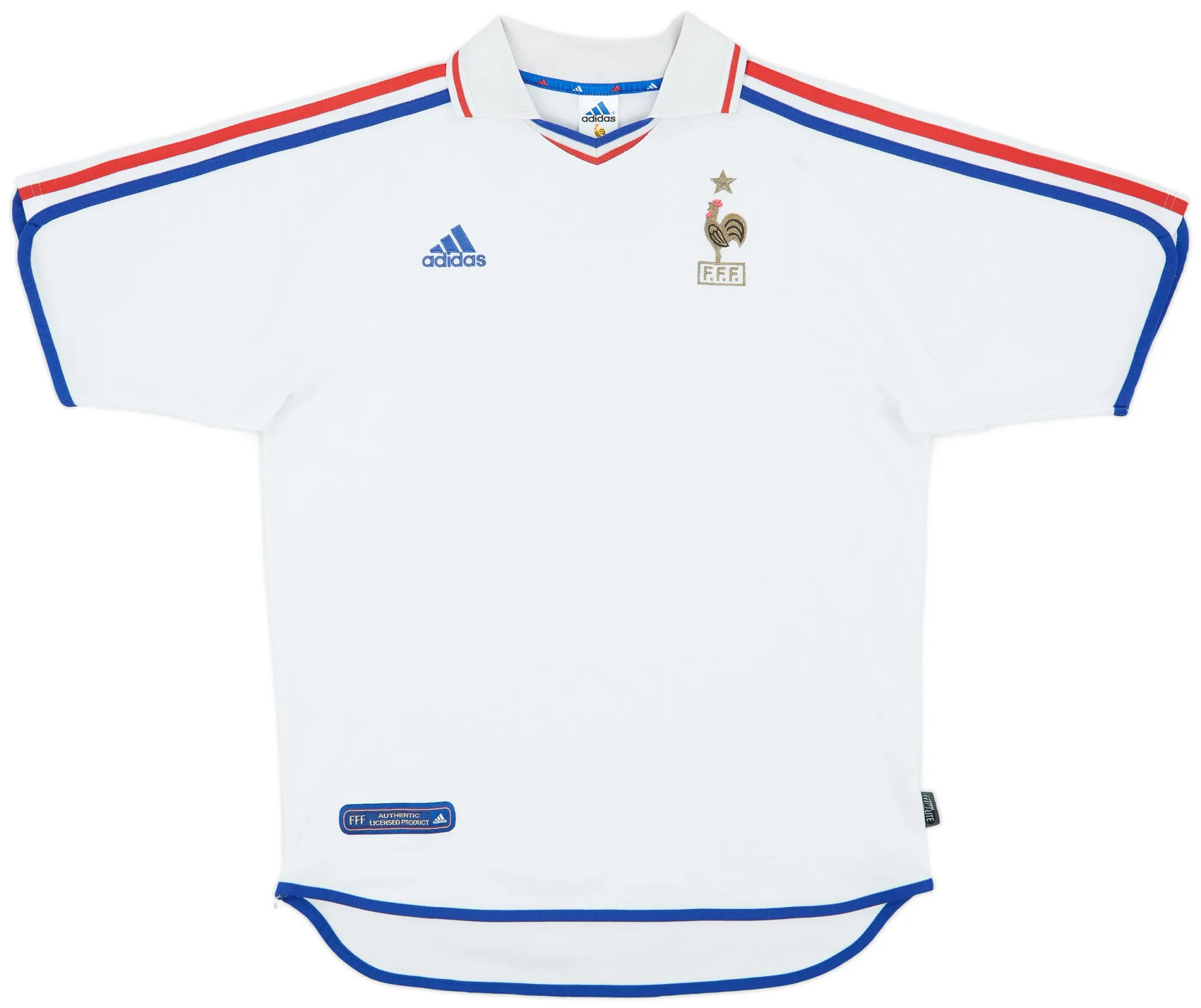 adidas France Mens SS Away Shirt 2000