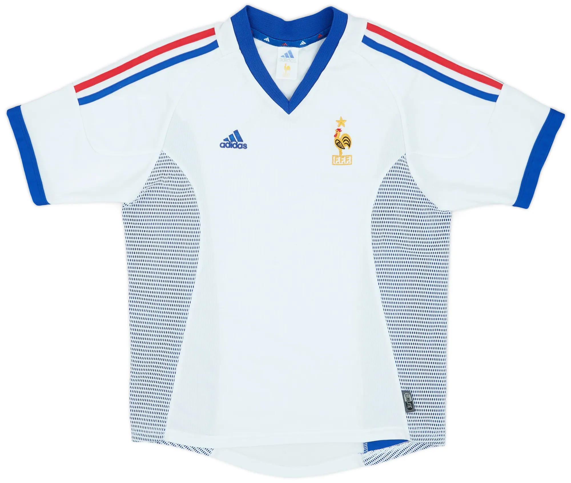adidas France Mens SS Away Shirt 2002