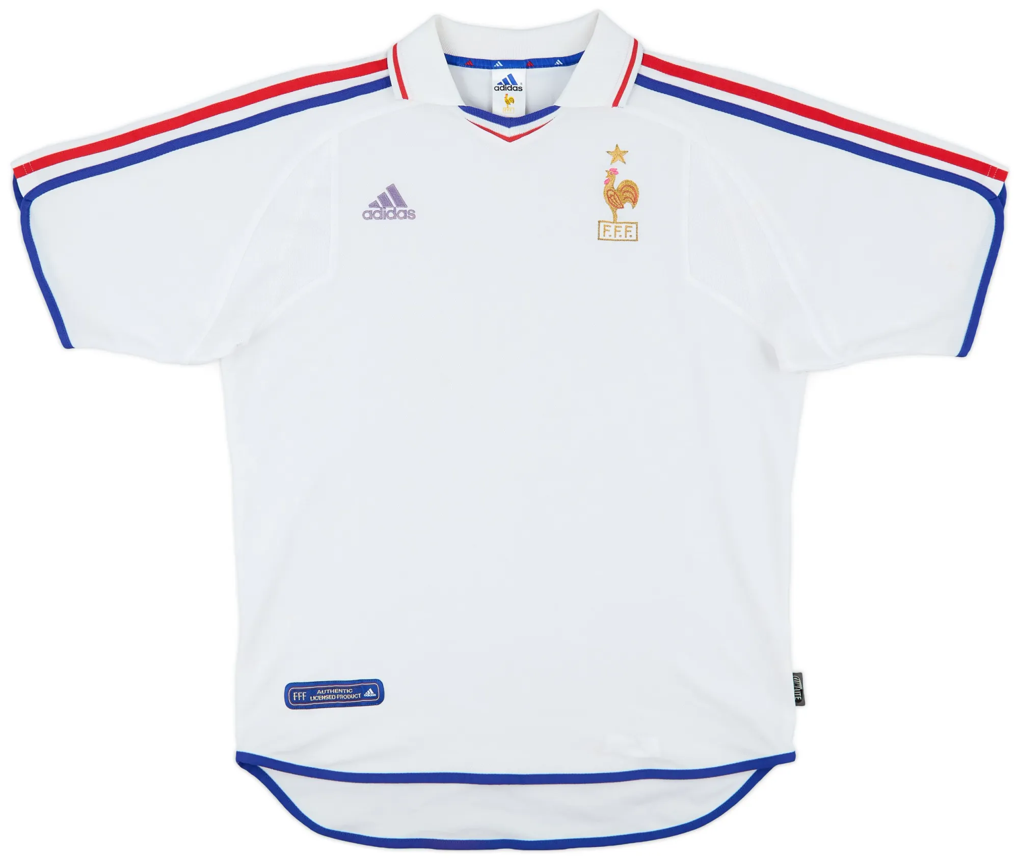 adidas France Mens SS Away Shirt 2000