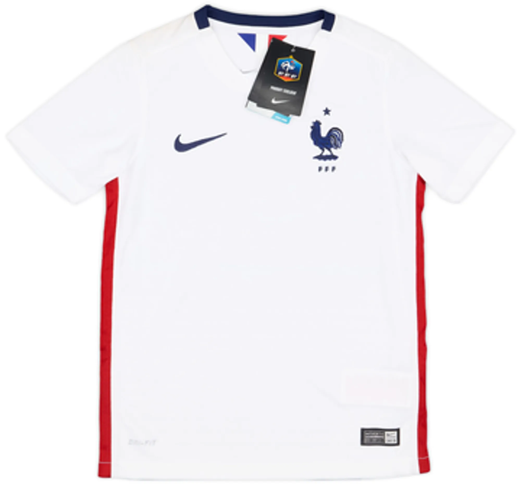 Nike France Boys SS Away Shirt 2015