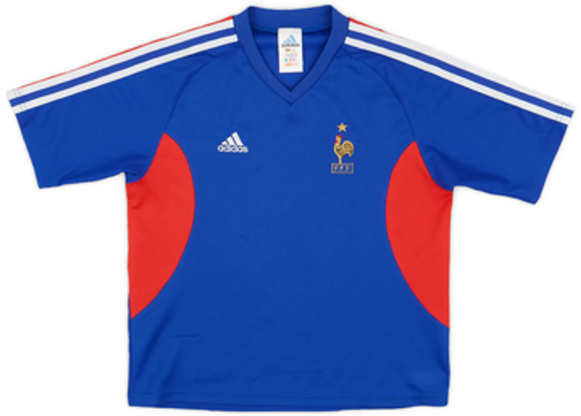 adidas France Boys SS Home Shirt 2002