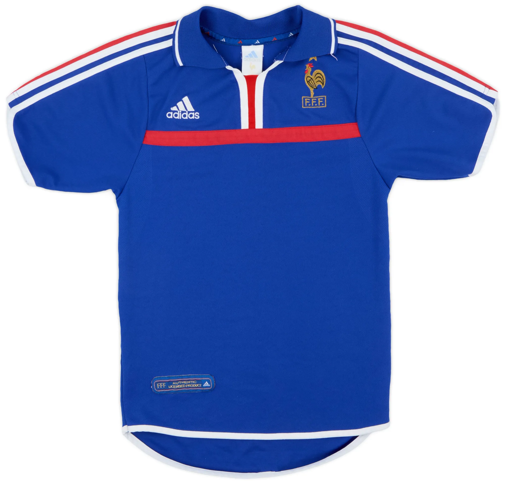 adidas France Mens SS Home Shirt 2000
