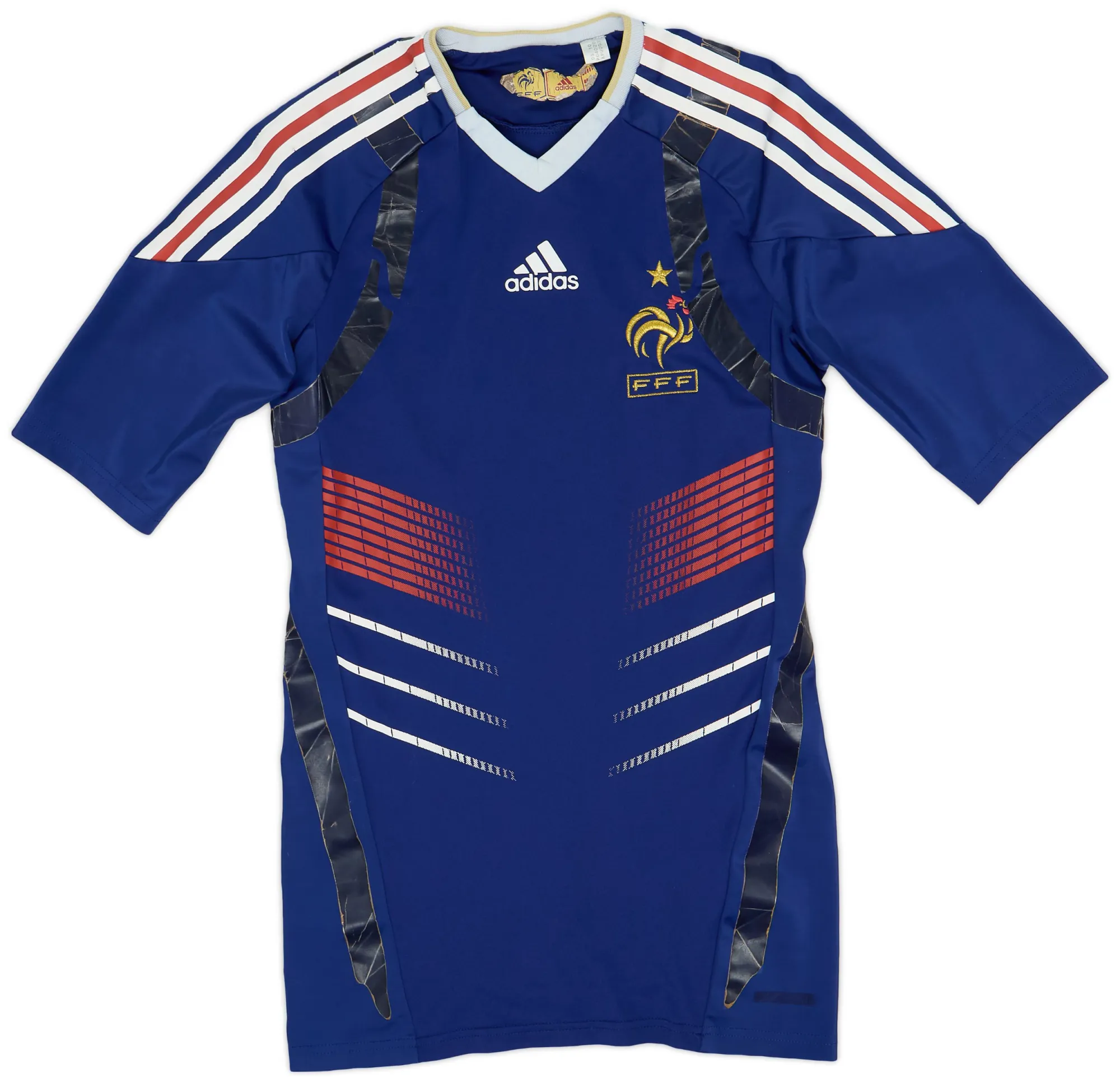 adidas France Mens SS Player Issue Home Shirt 2009