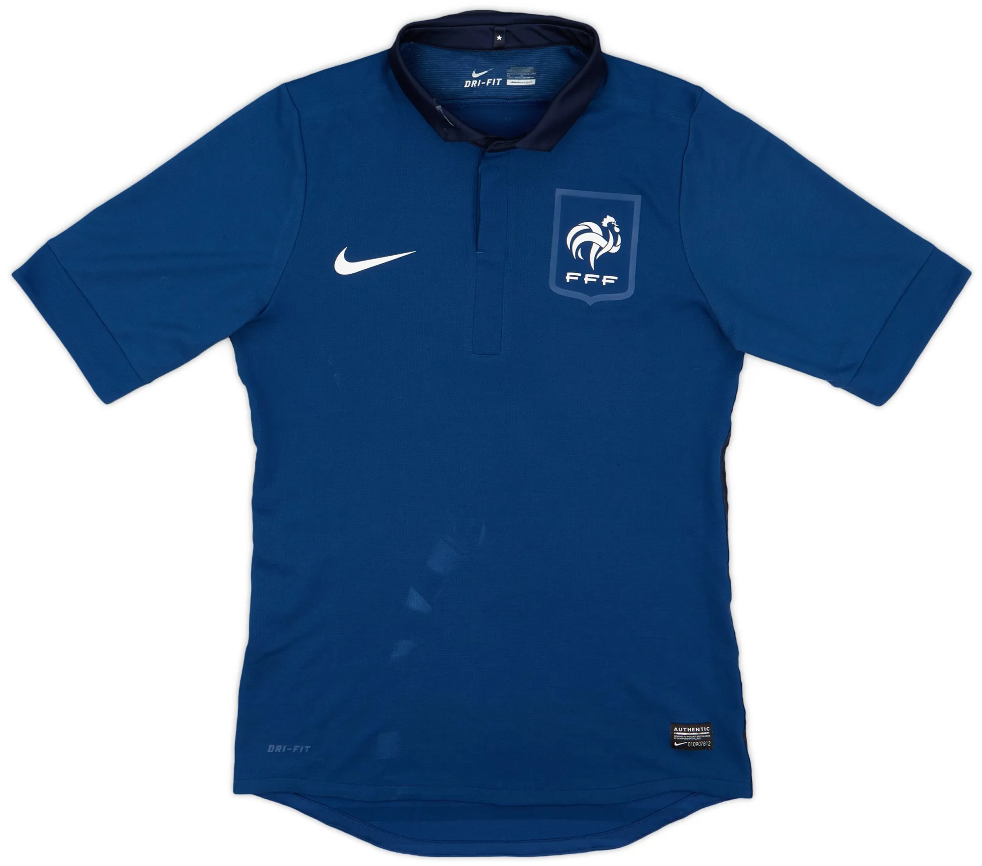 adidas France Mens SS Player Issue Home Shirt 2011