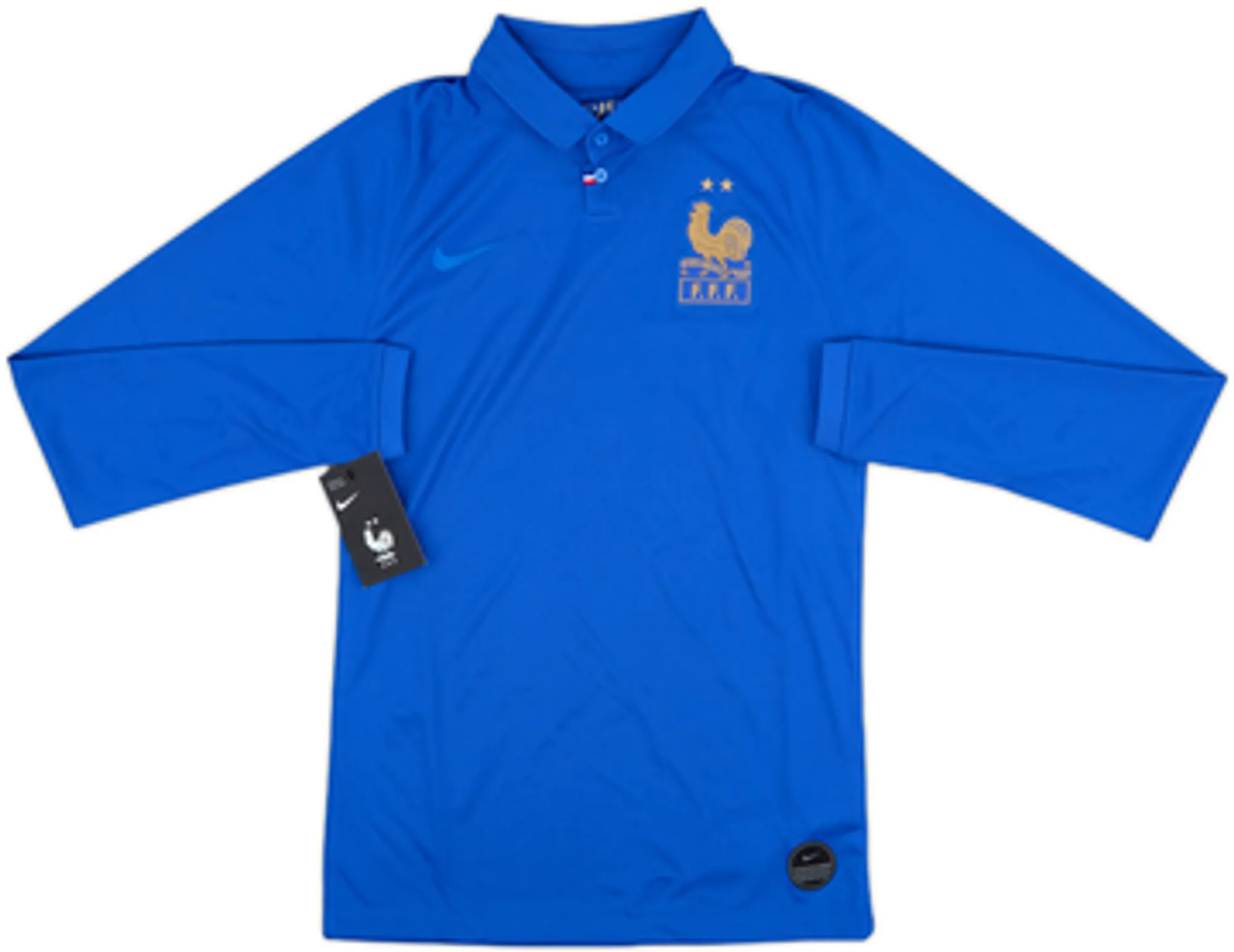 Nike France Mens LS Home Shirt 2019