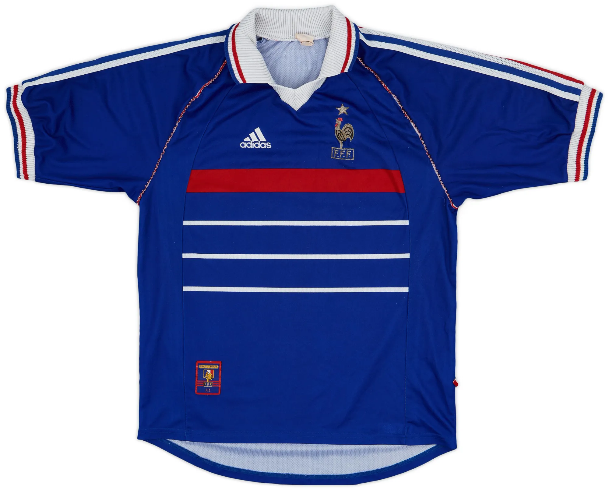 Champion France Mens SS Home Shirt 1998