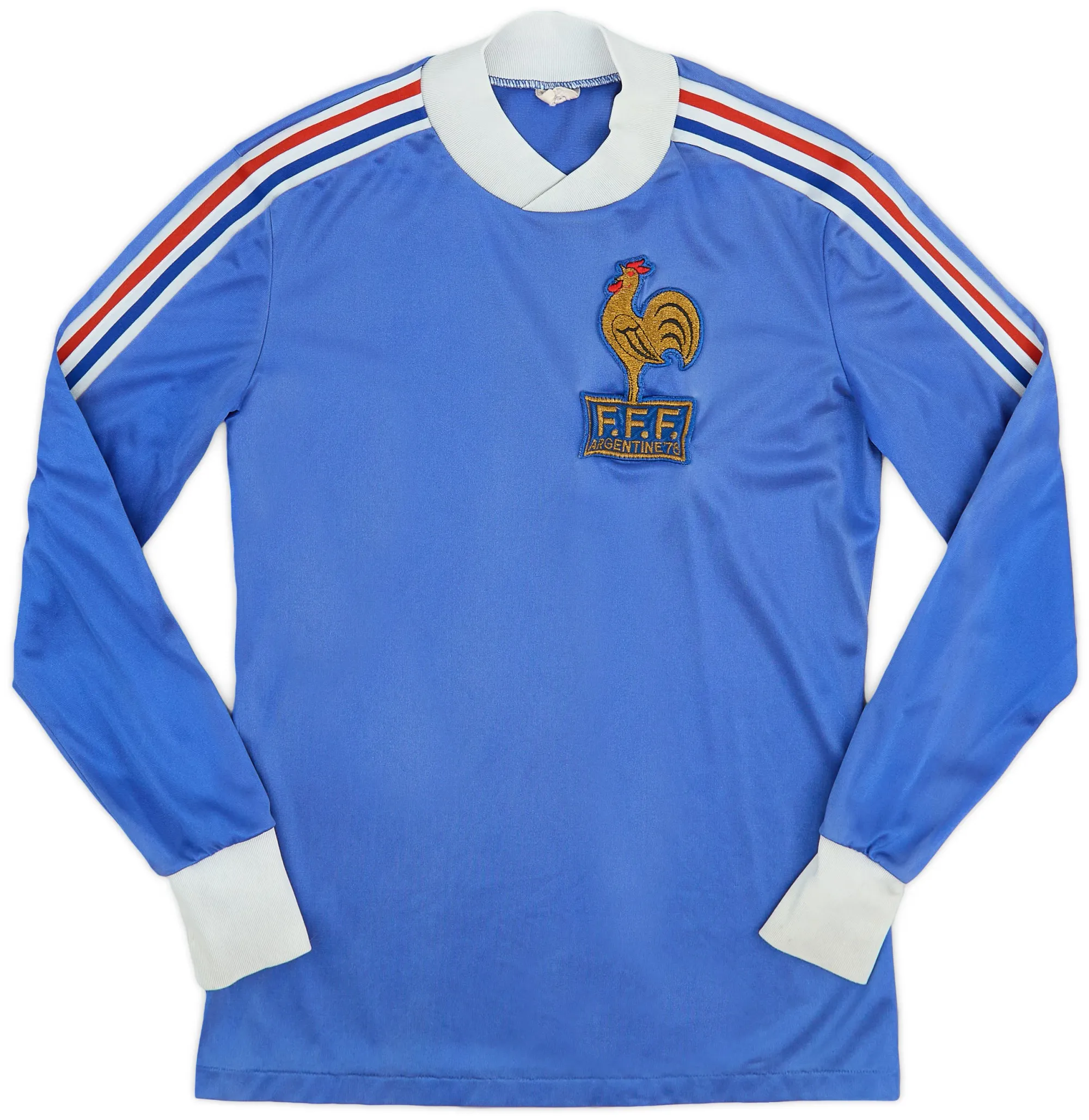 adidas France Mens SS Home Shirt 1978