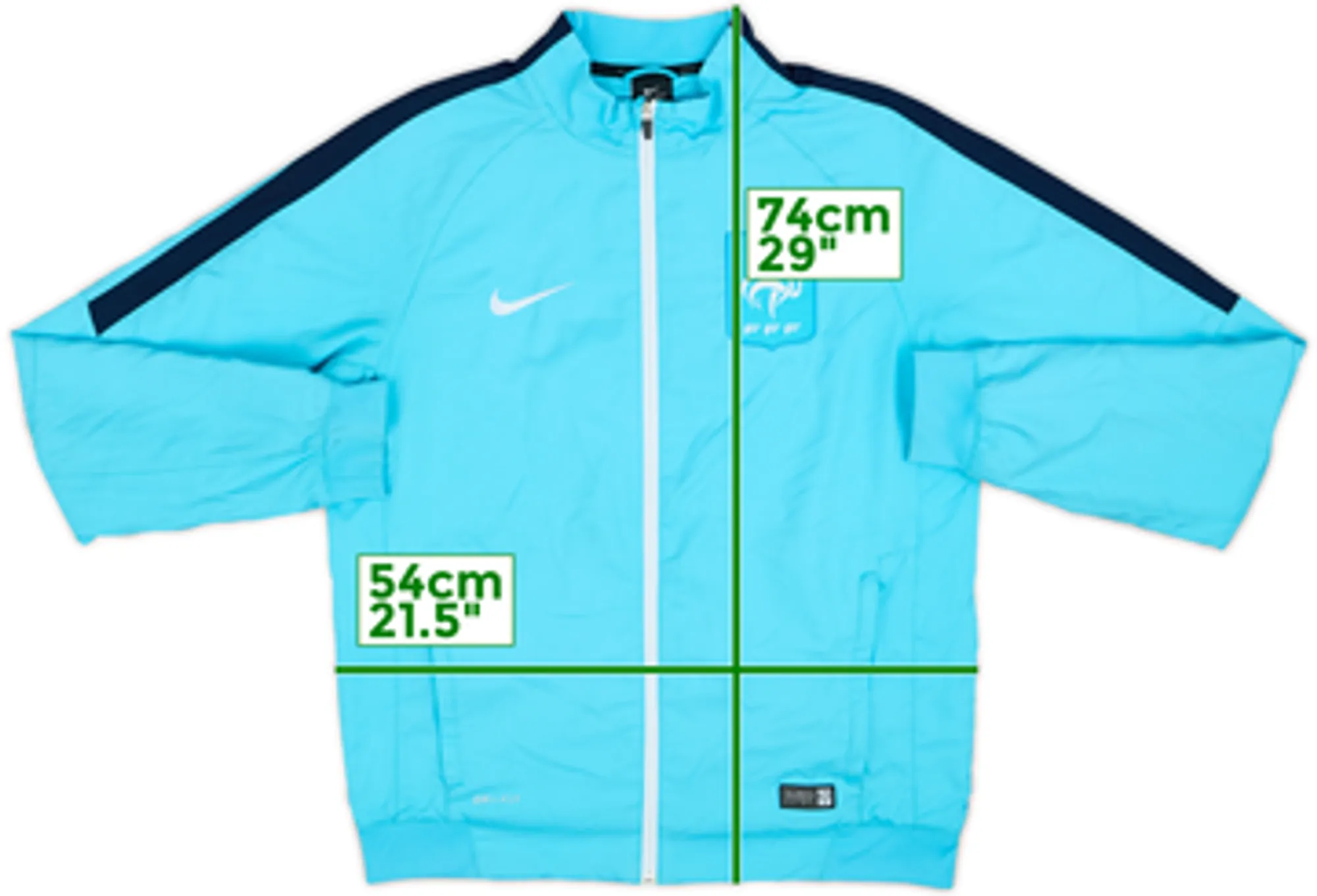 2015-16 France Nike Track Jacket - 8/10 - (L)