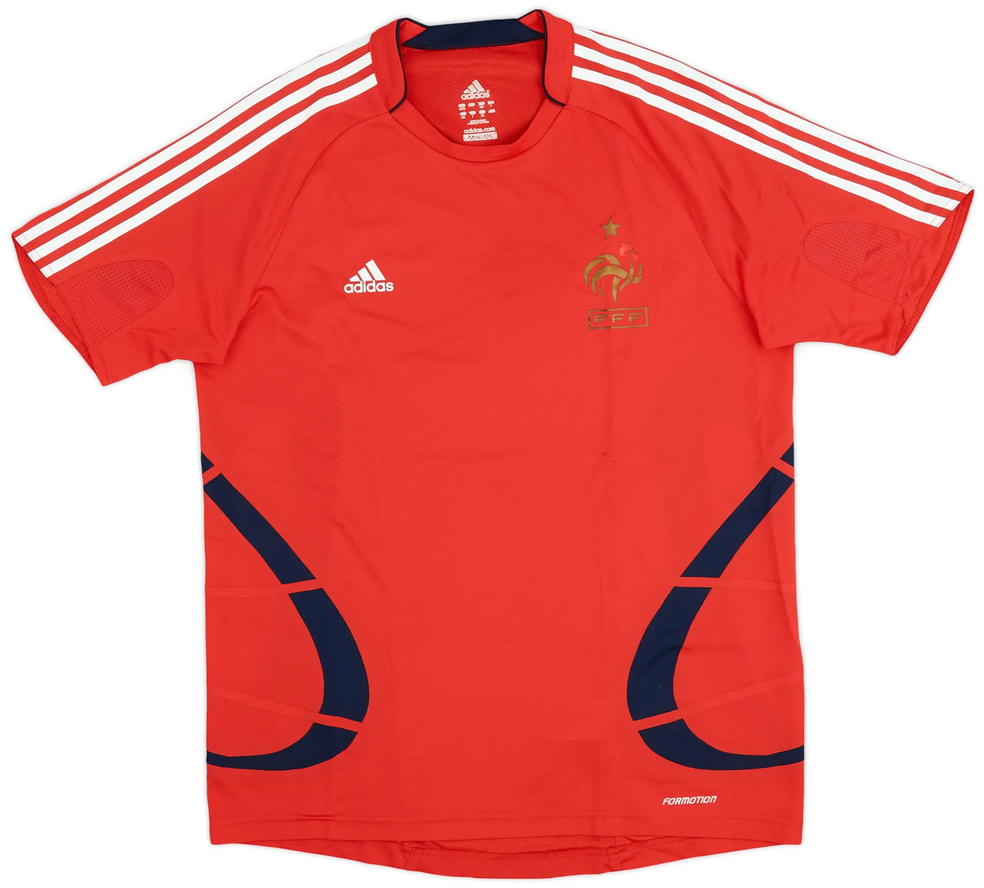 adidas France Mens SS Home Shirt 2007