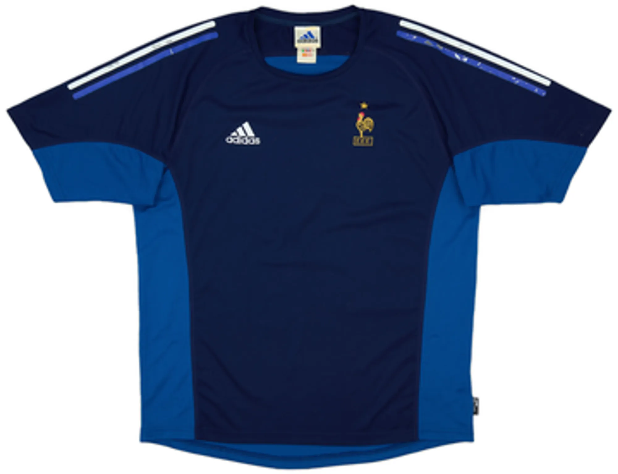 adidas France Mens SS Home Shirt 2001