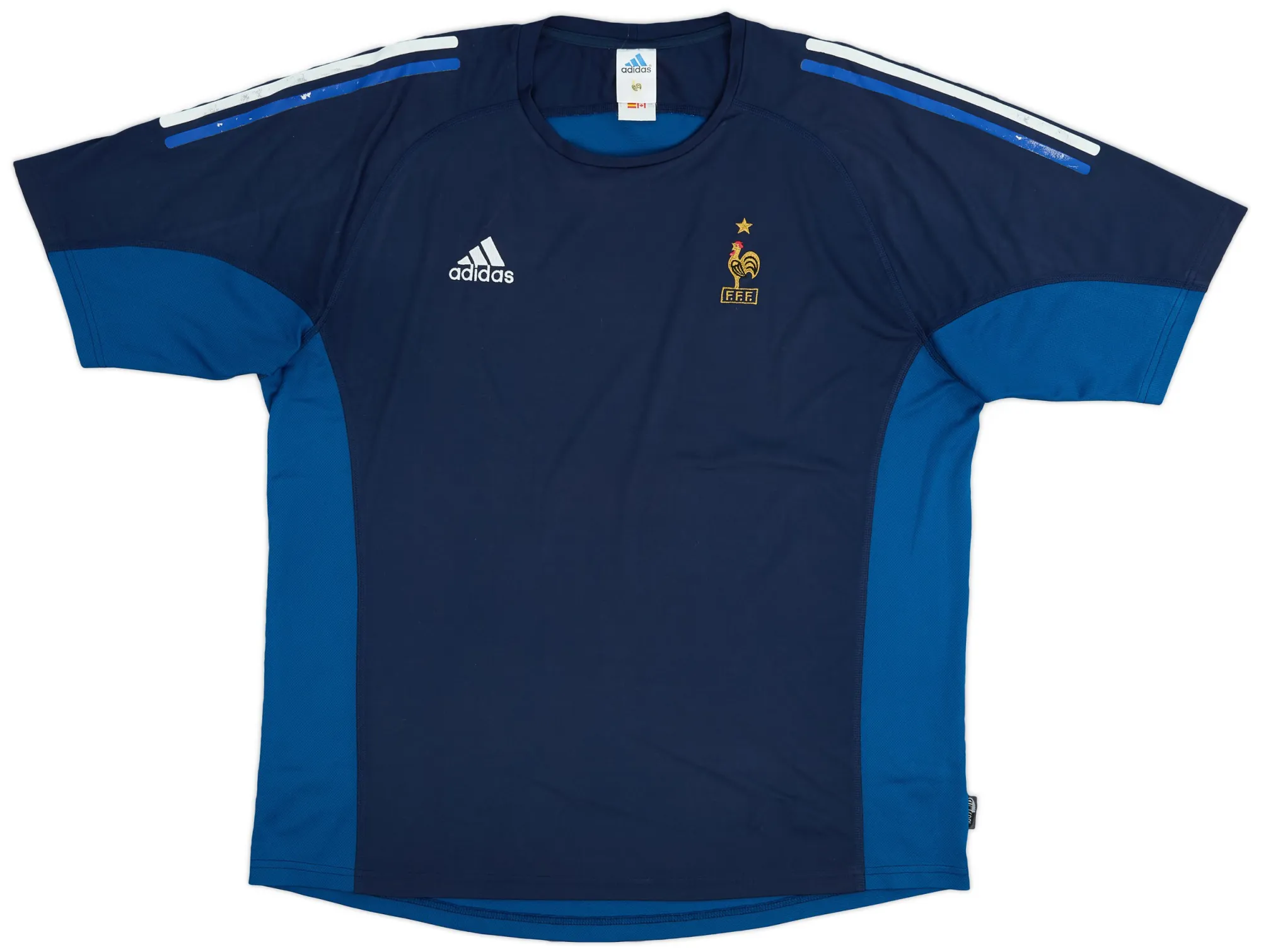 adidas France Mens SS Home Shirt 2001