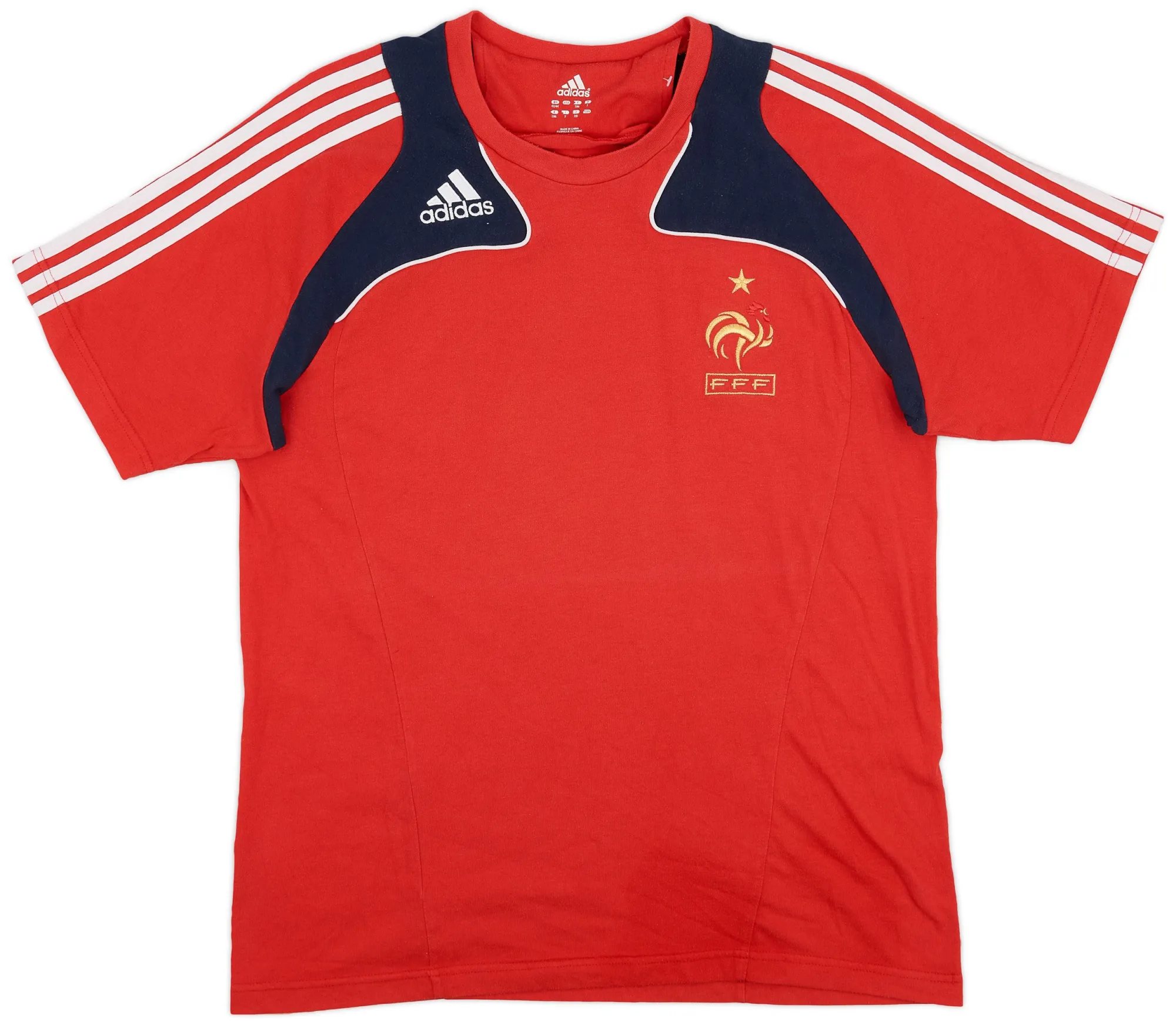 adidas France Mens SS Home Shirt 2007