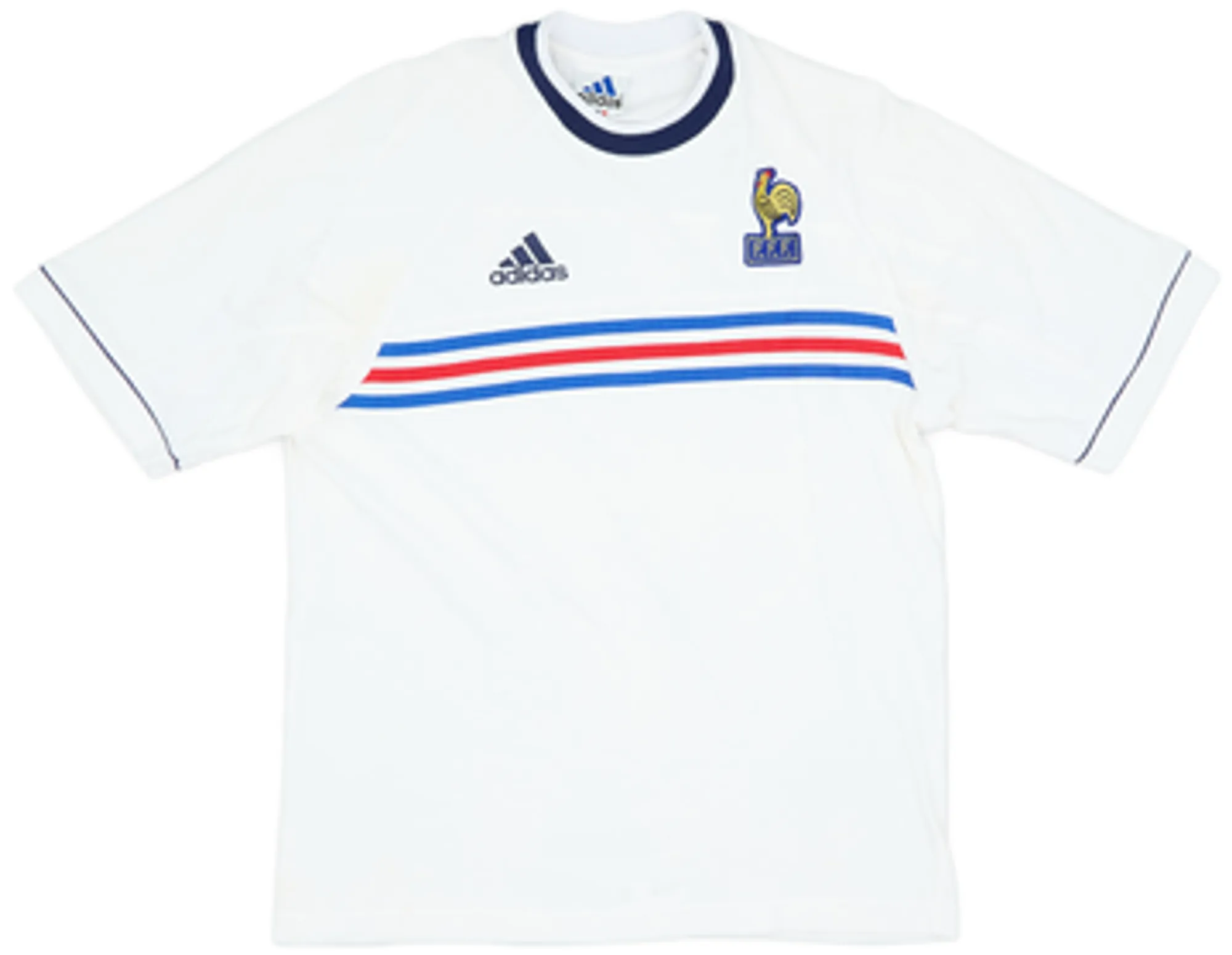 adidas France Mens SS Home Shirt 1998