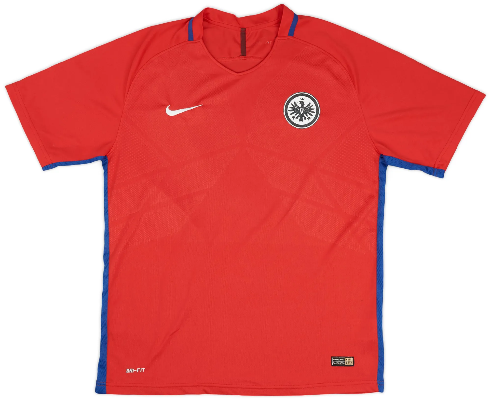 Nike Eintracht Frankfurt Mens SS Player Issue Away Shirt 2016/17
