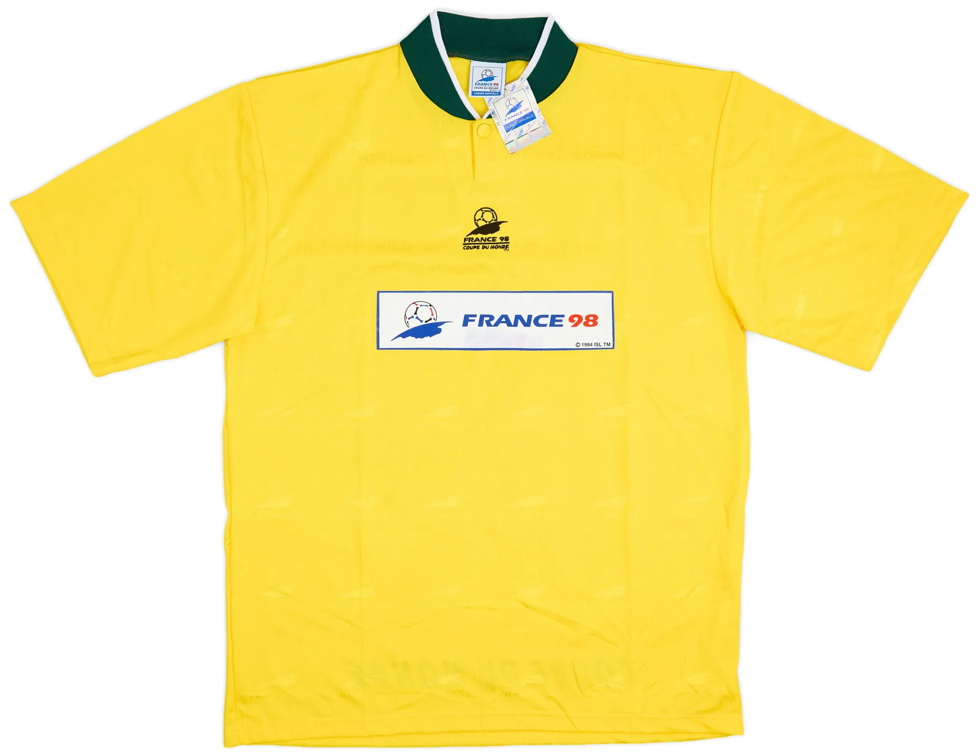 adidas France Mens SS Home Shirt 1998