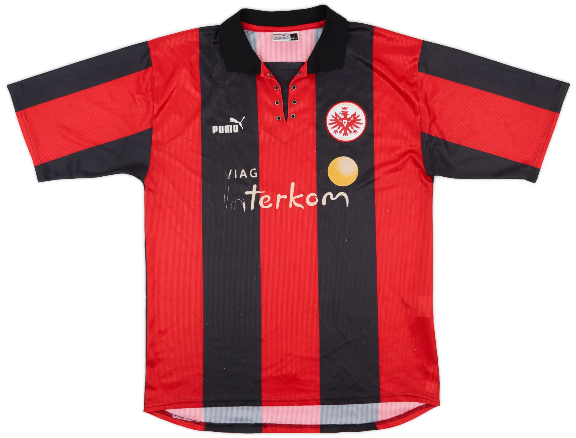 Puma Eintracht Frankfurt Mens SS Home Shirt 1999/00