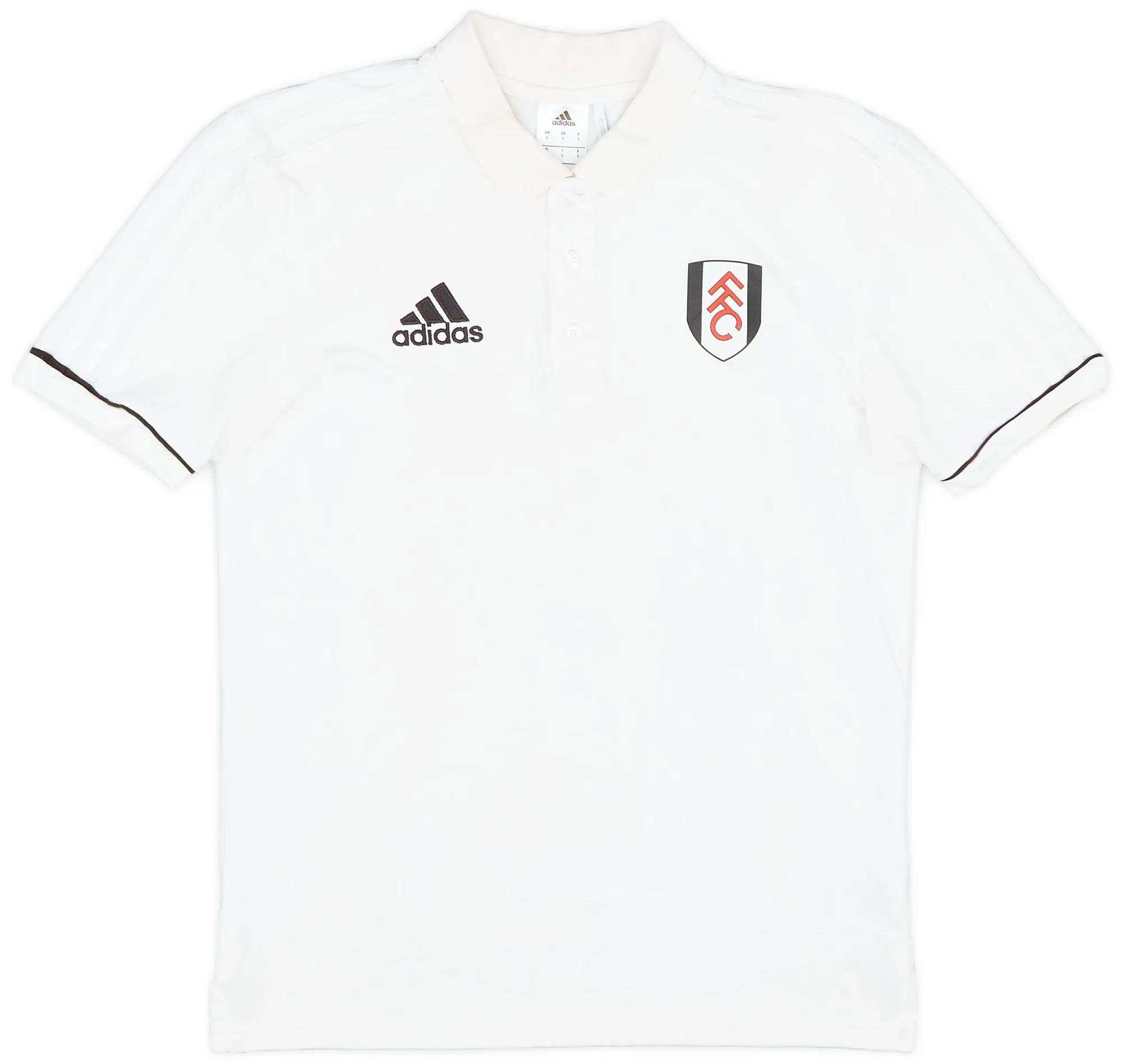 2017-18 Fulham adidas Polo Shirt - 6/10 - (S)