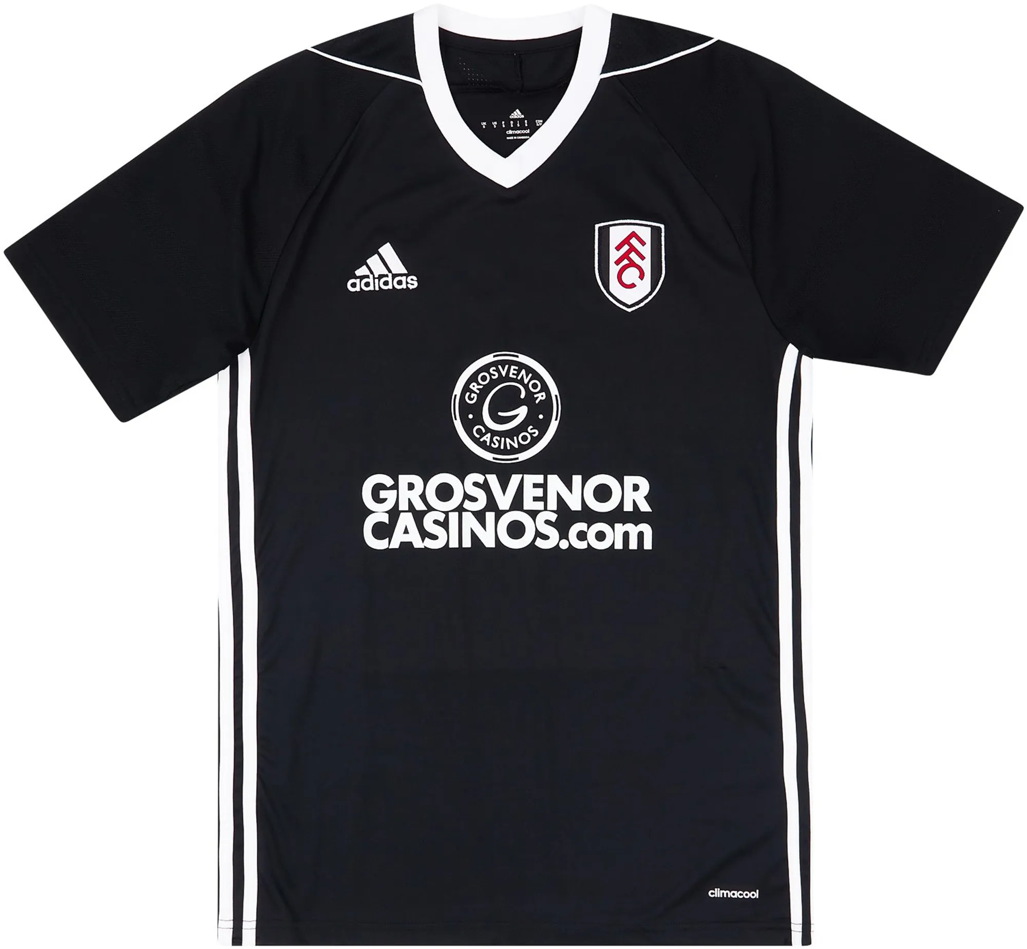 adidas Fulham Mens SS Away Shirt 2017/18