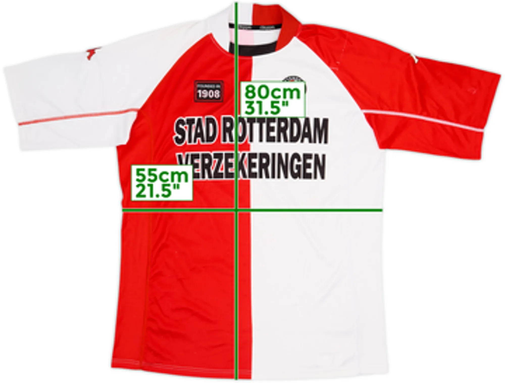 Kappa Feyenoord Mens SS Home Shirt 2002/03