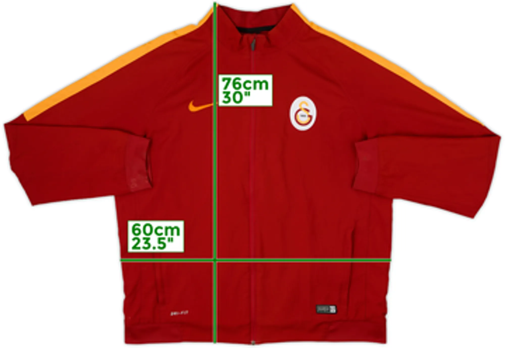 2014-15 Galatasaray Nike Track Jacket - 7/10 - (M)
