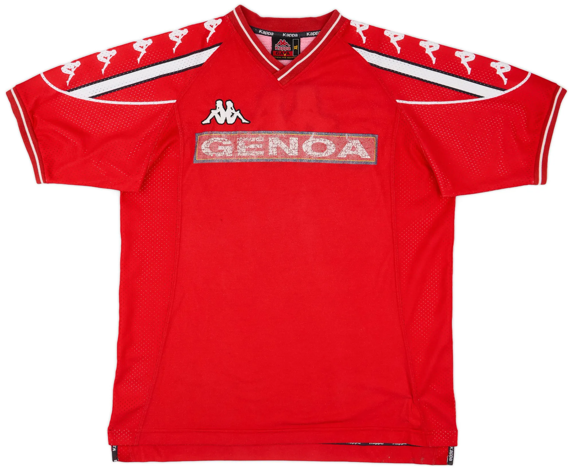 Kappa Genoa Mens SS Home Shirt 1999/00