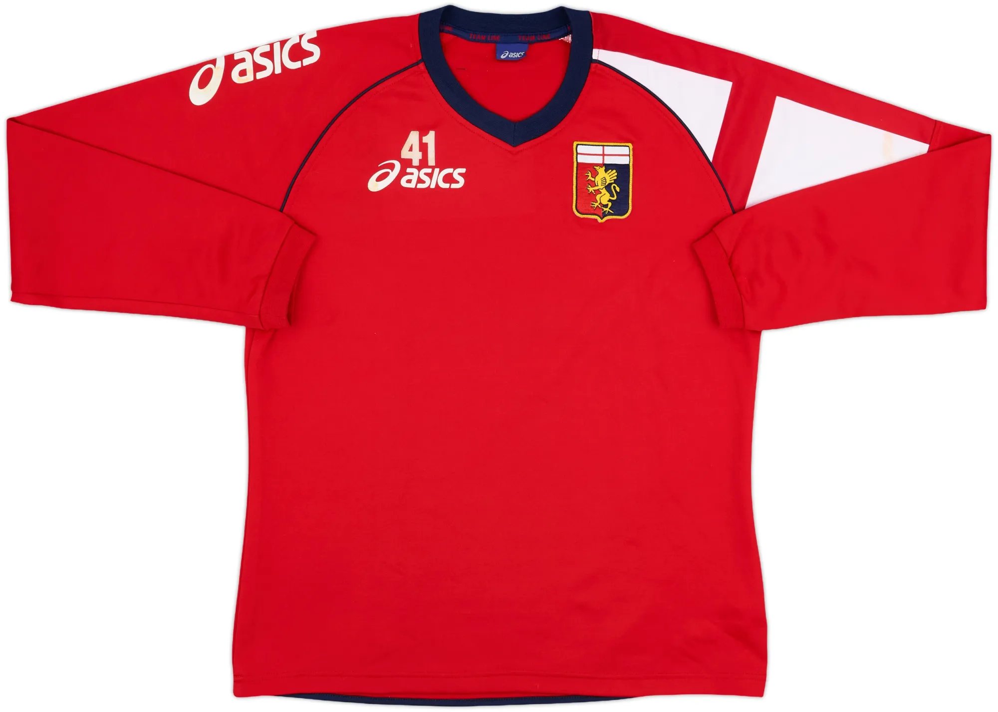 Asics Genoa Mens SS Player Issue Home Shirt 2008/09