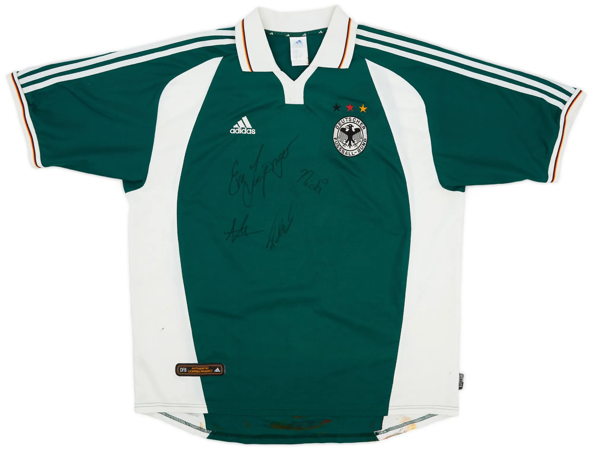 adidas Germany Mens SS Away Shirt 2000