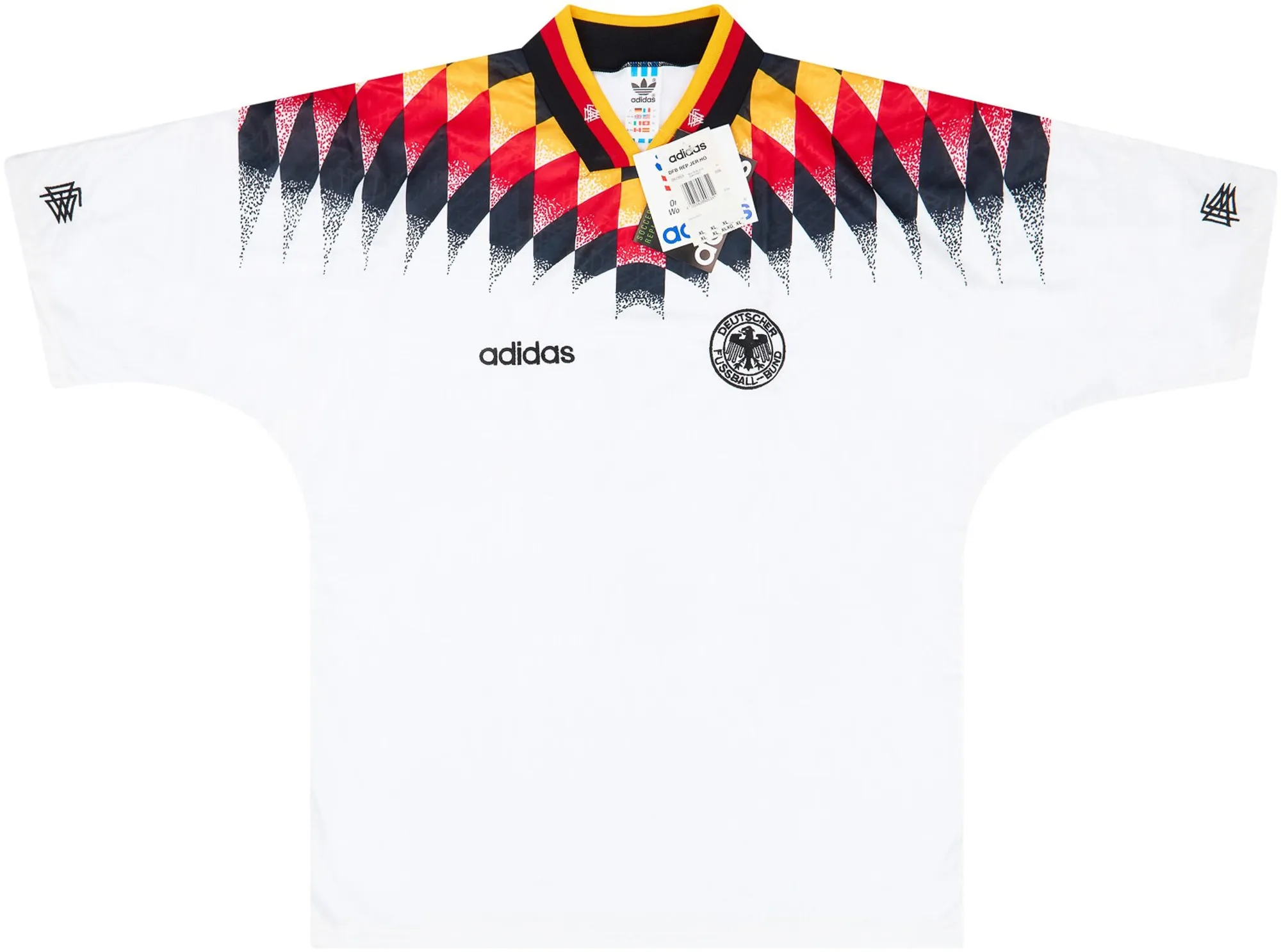 adidas Germany Mens SS Home Shirt 1994