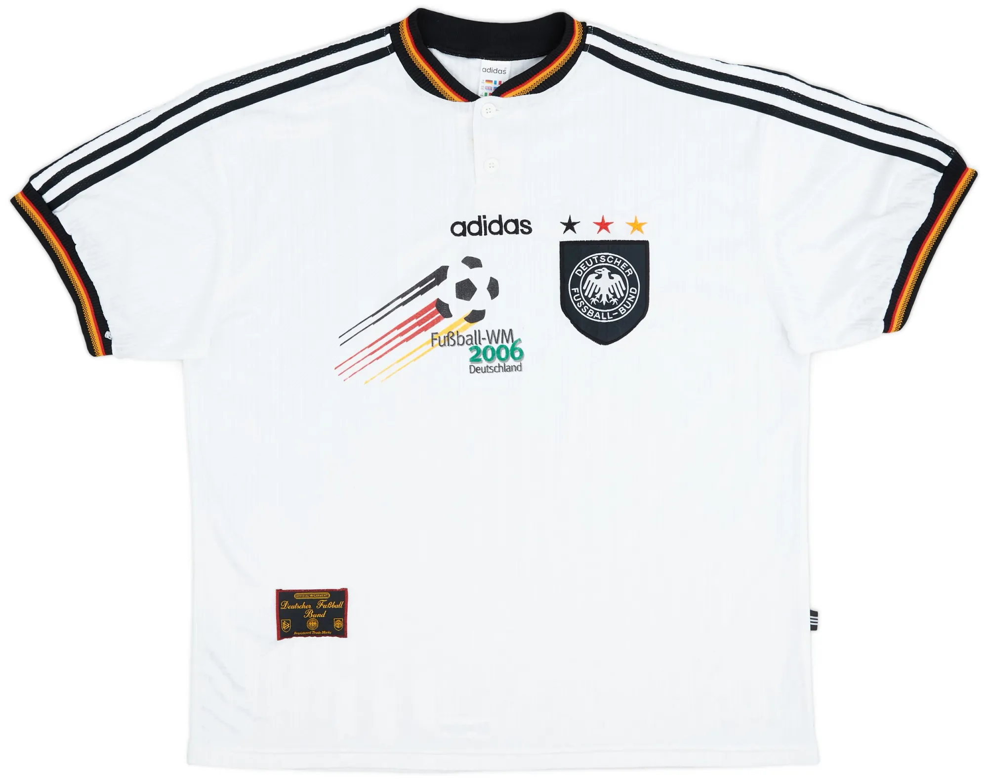 adidas Germany Mens SS Home Shirt 1996