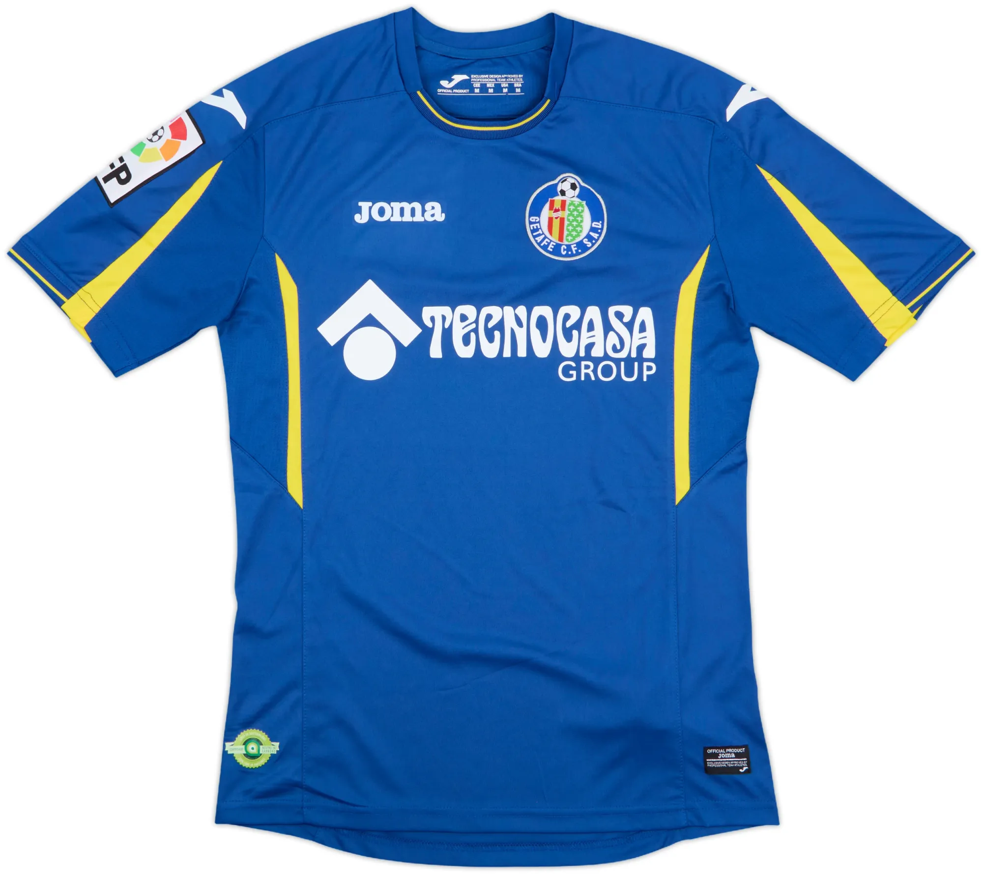 Joma Getafe Mens SS Home Shirt 2015/16