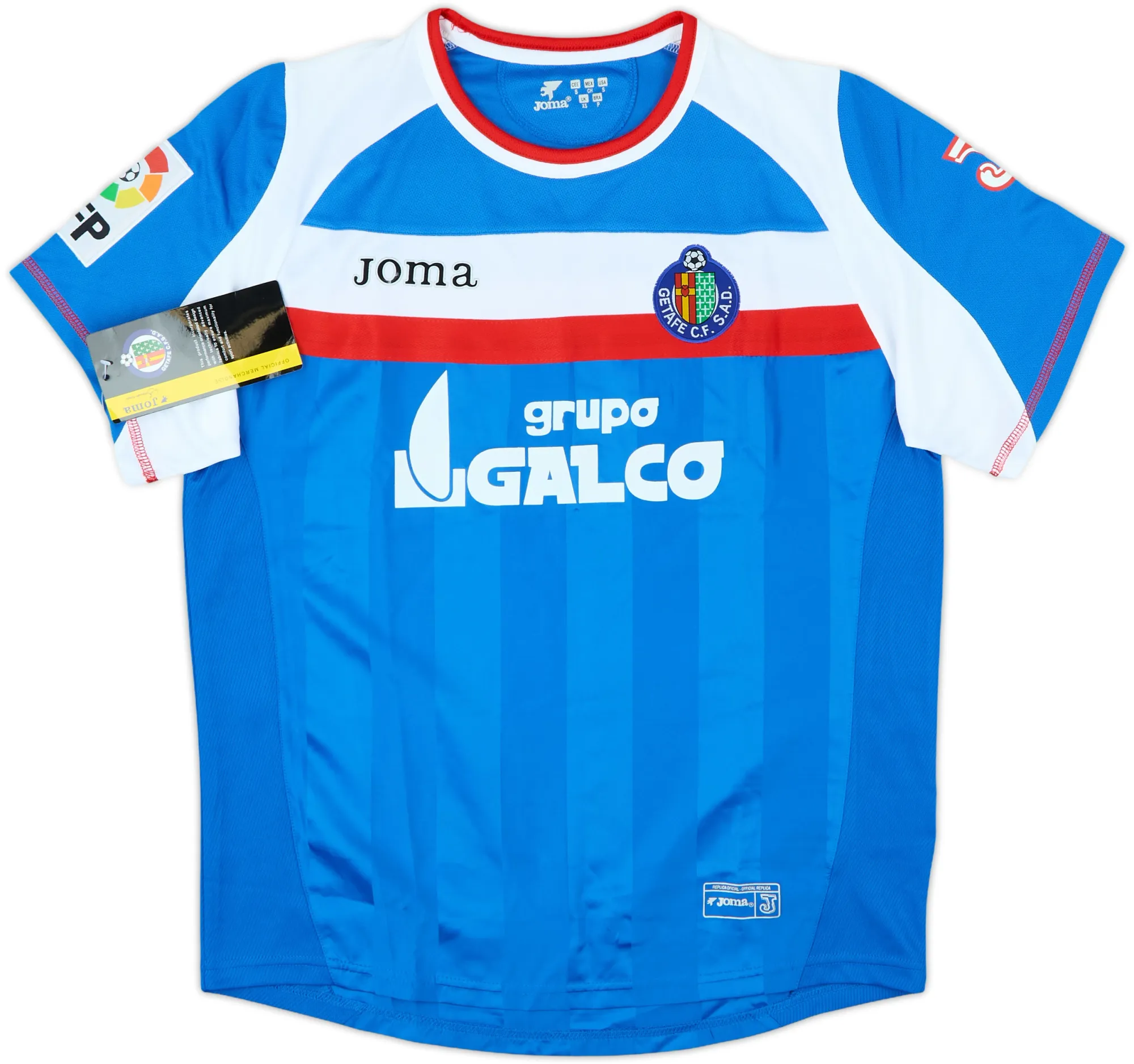 Joma Getafe Mens SS Home Shirt 2007/08