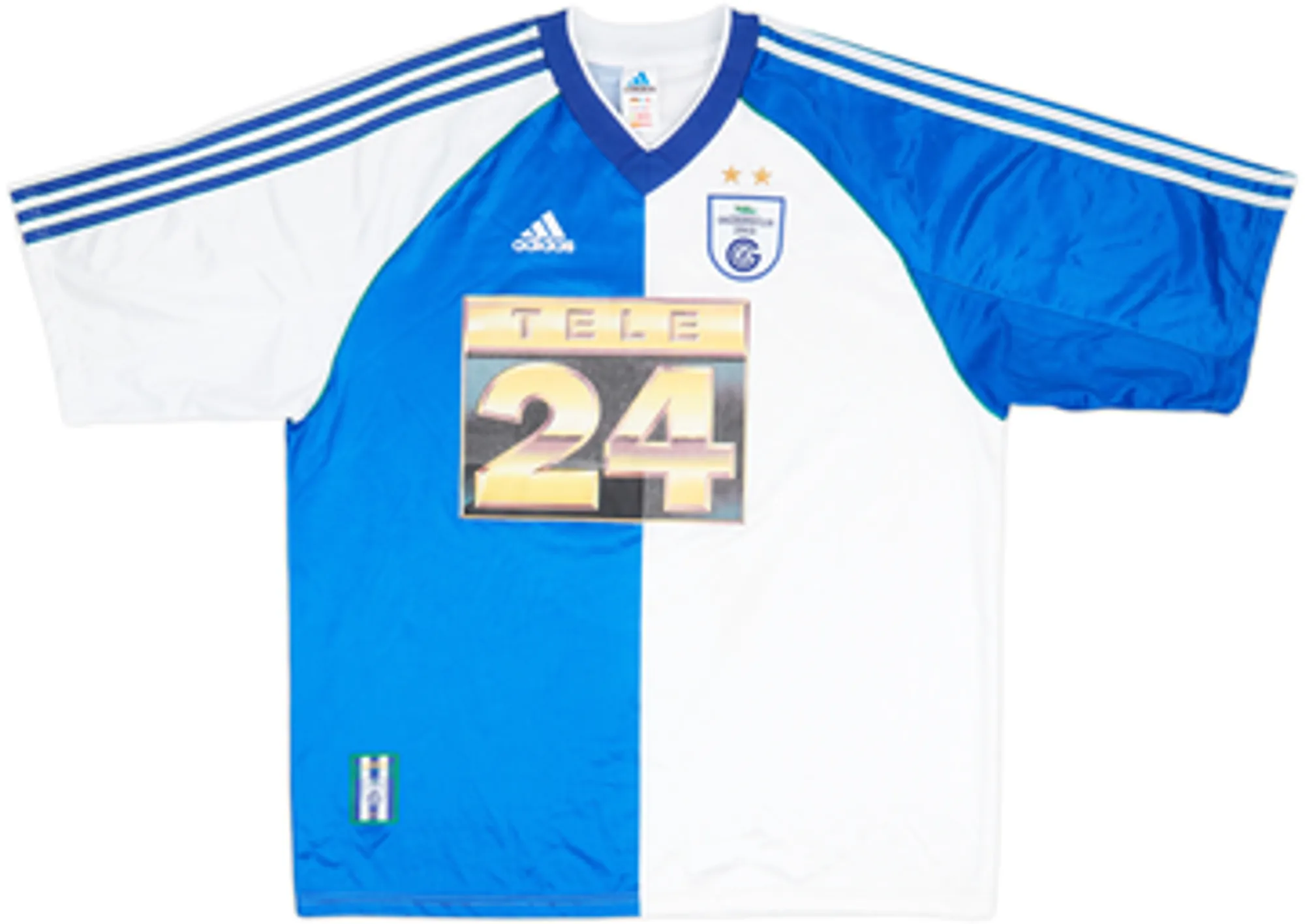 adidas Grasshopper Club Zurich Mens SS Home Shirt 1999/00