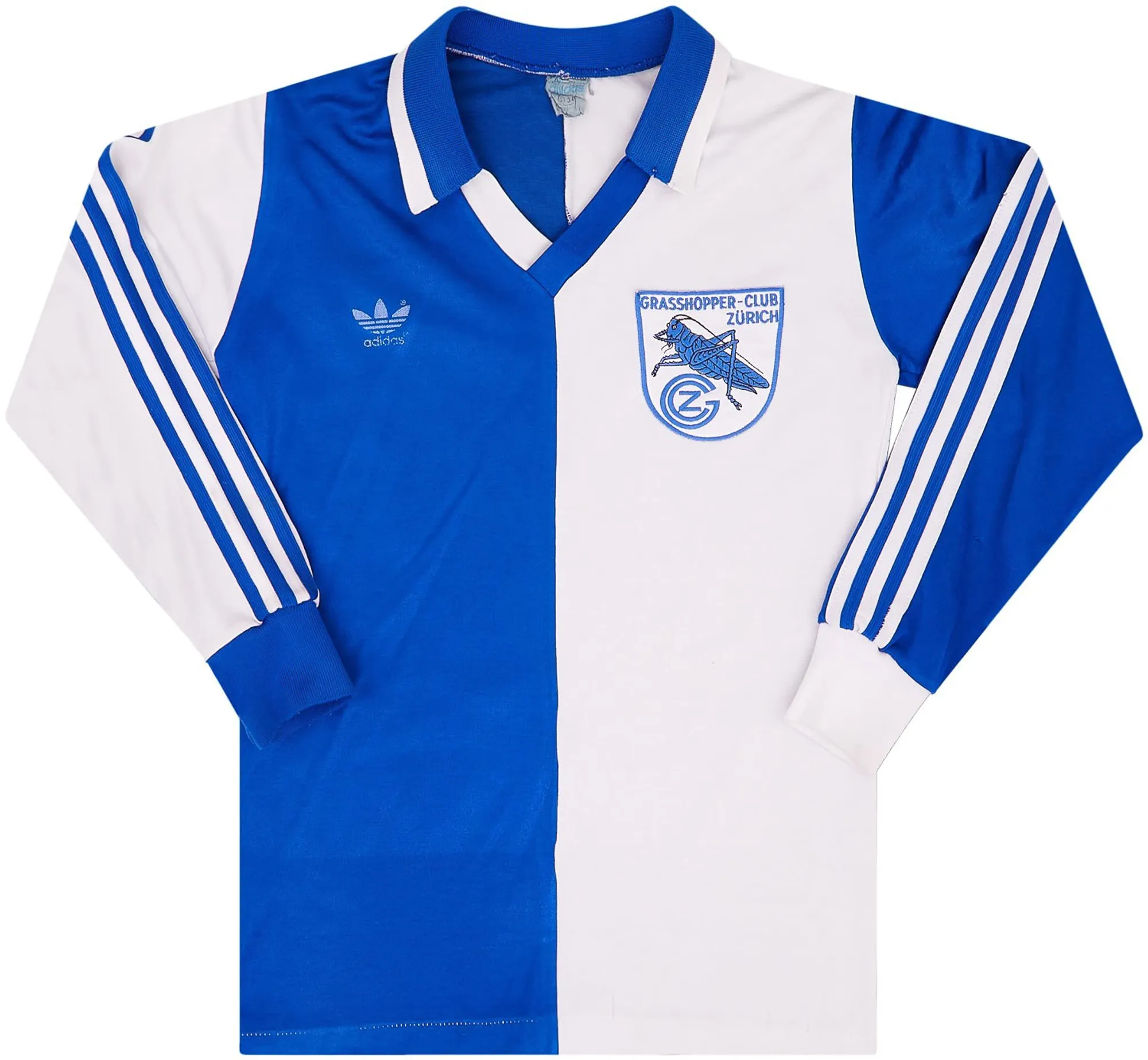 adidas Grasshopper Club Zurich Mens LS Home Shirt 1980/81