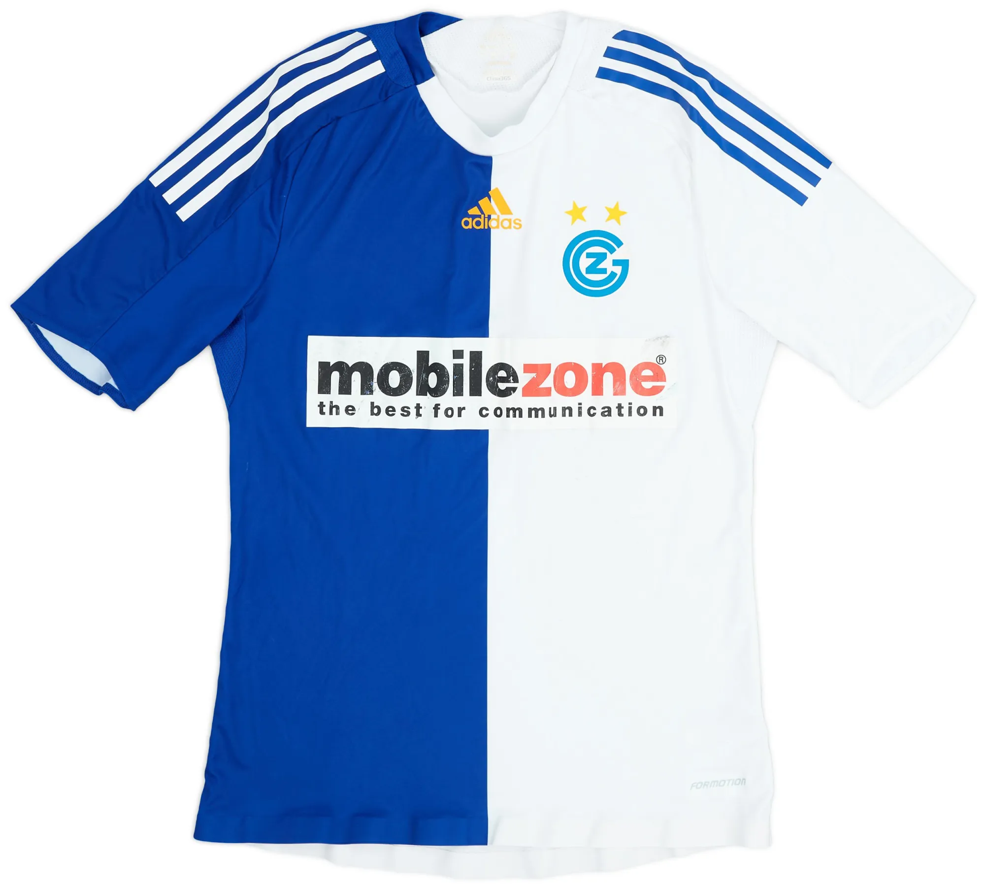adidas Grasshopper Club Zurich Mens SS Player Issue Home Shirt 2008/10