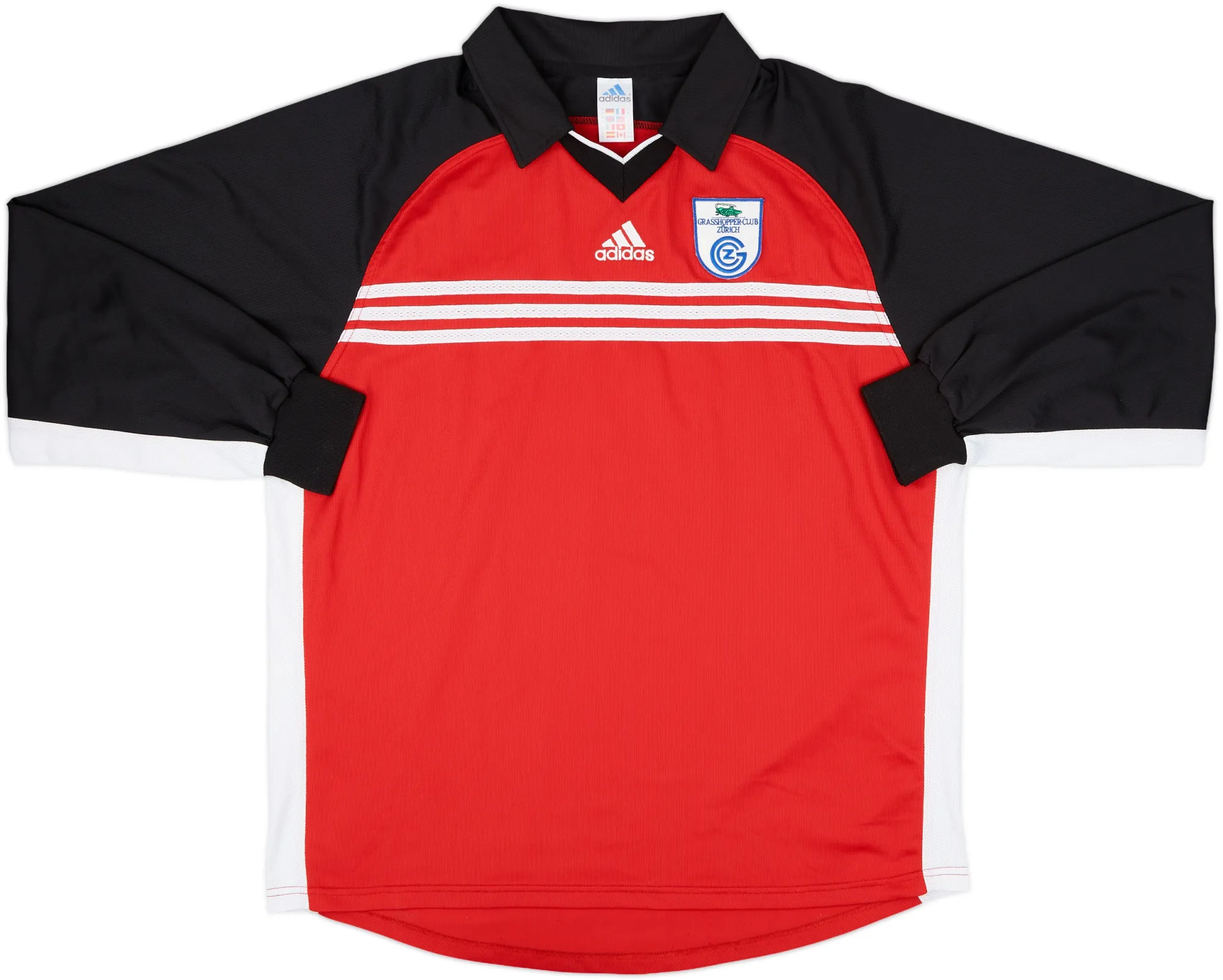 adidas Grasshopper Club Zurich Mens LS Away Shirt 1999/00