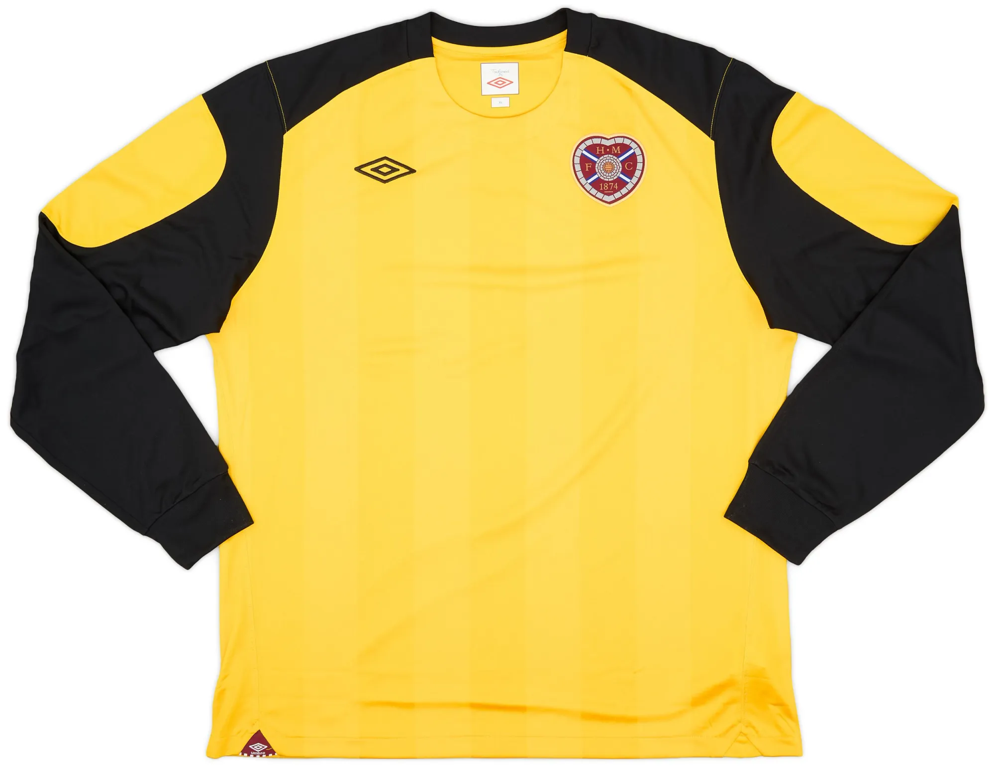 Umbro Heart of Midlothian Mens LS Goalkeeper Home Shirt 2009/10
