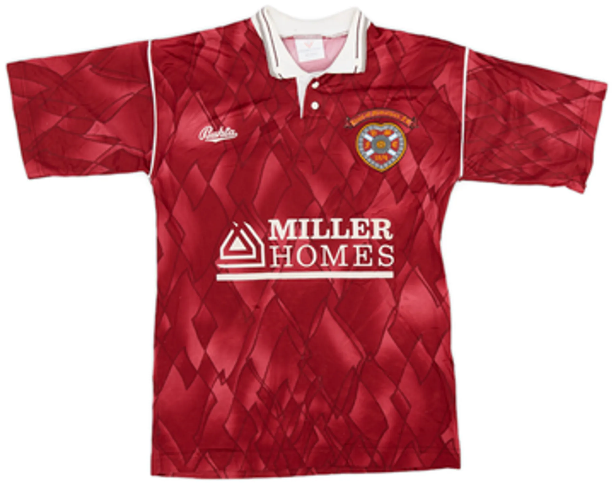 Nike Jordan Heart of Midlothian Boys SS Home Shirt 1990/91