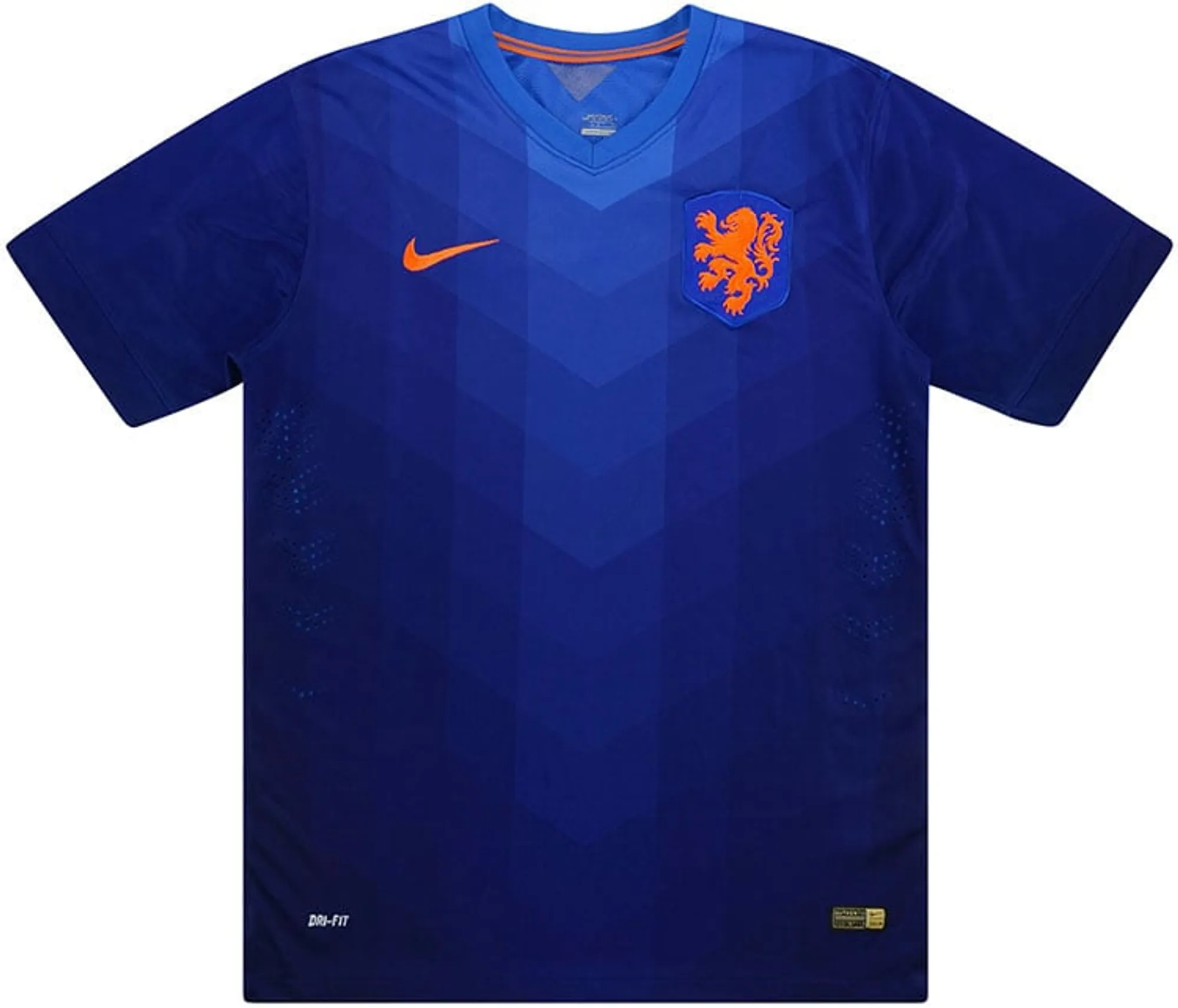 Nike Netherlands Mens SS Player Issue Away Shirt 2014