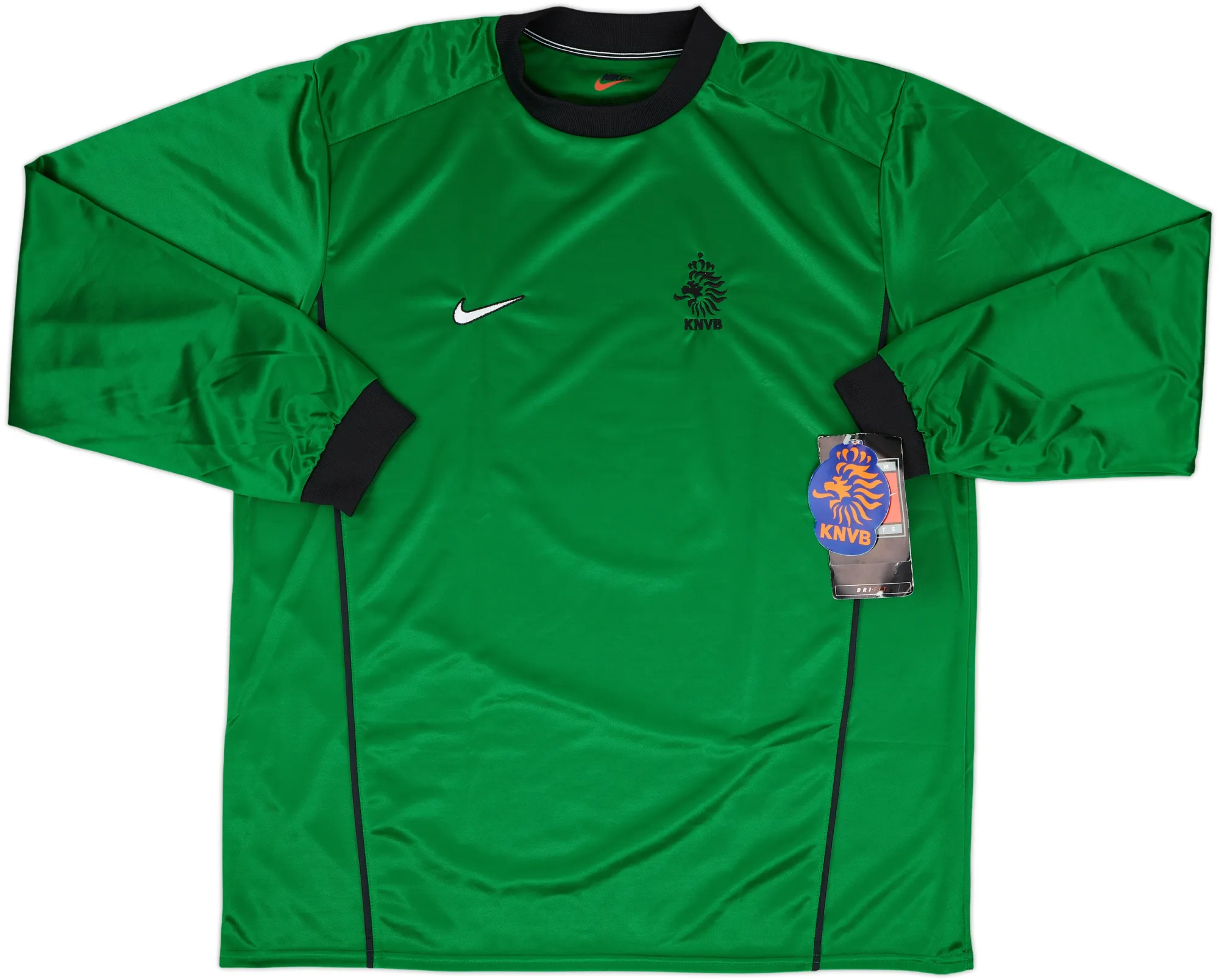 Nike Netherlands Mens LS Goalkeeper Player Issue Home Shirt 1998