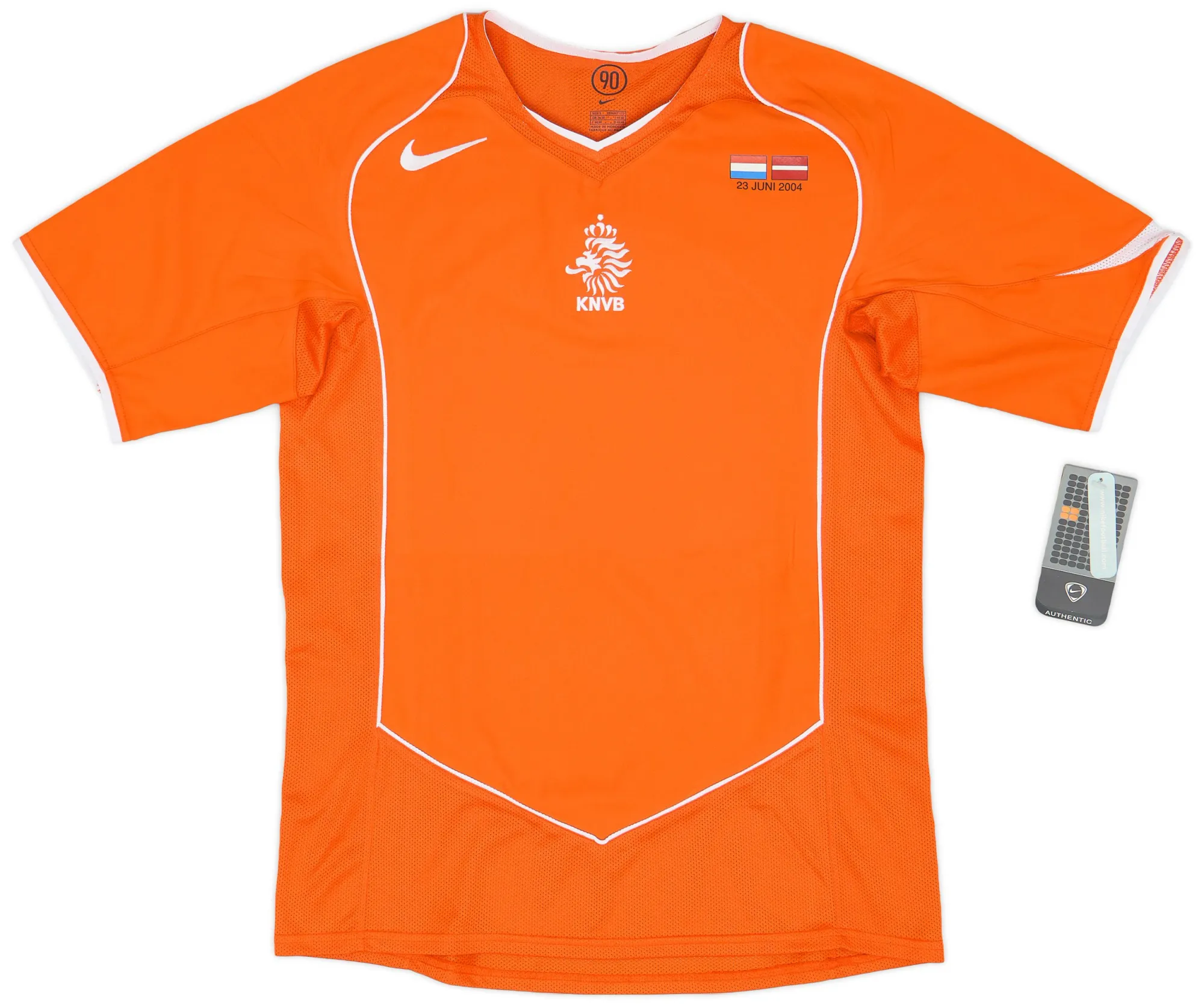 Nike Netherlands Mens SS Home Shirt 2004
