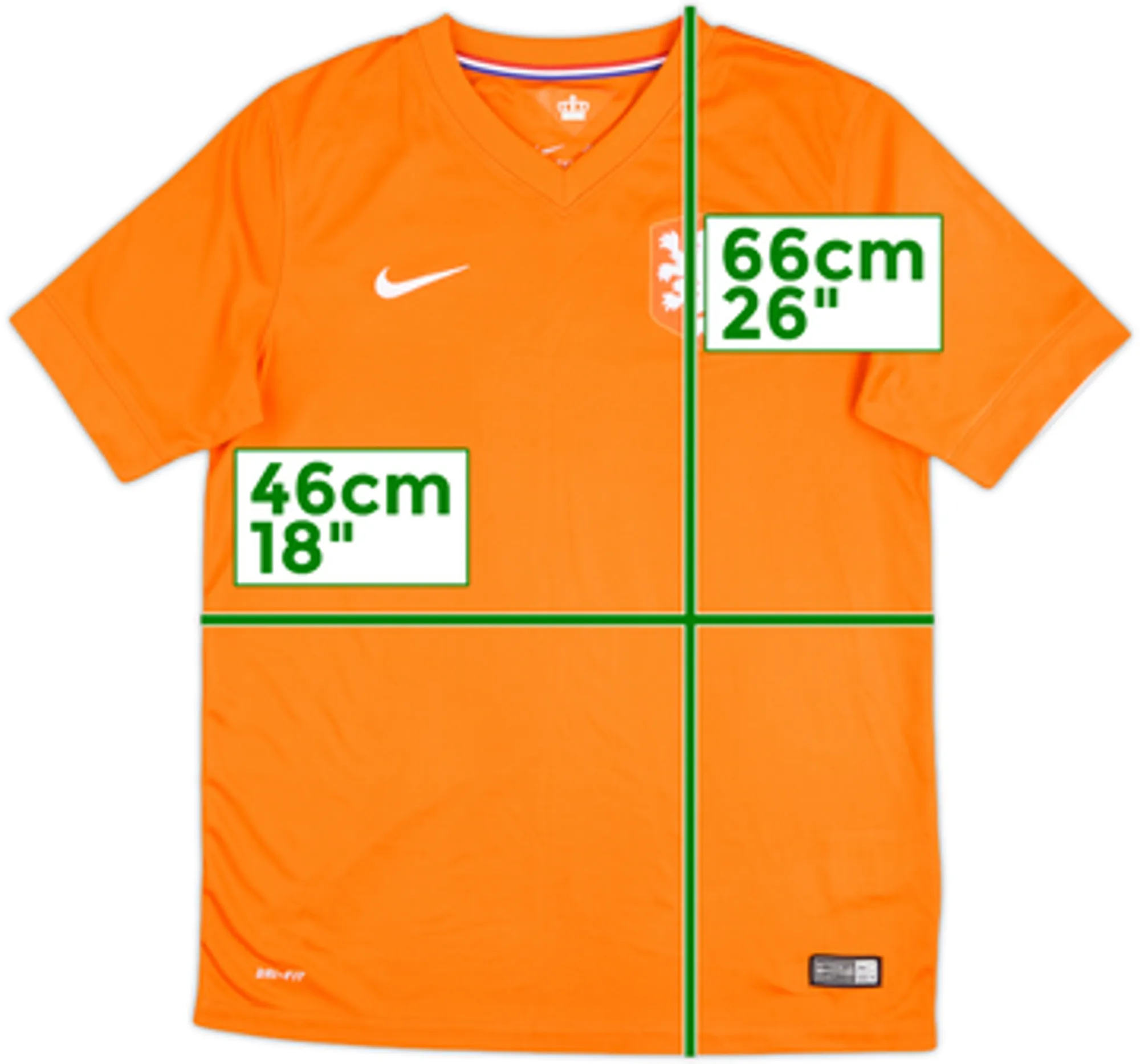 Nike Netherlands Mens SS Home Shirt 2014