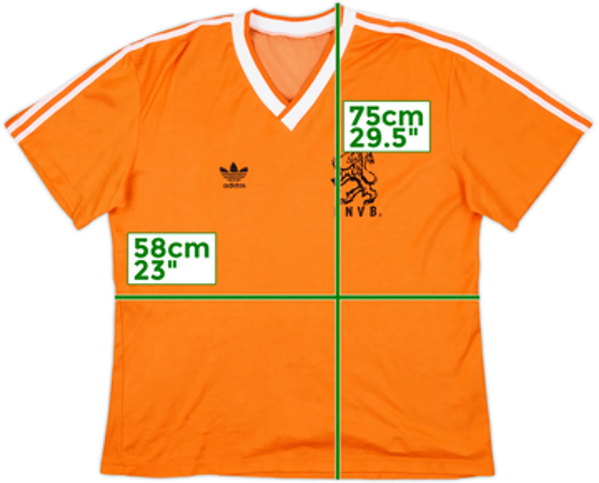 adidas Netherlands Mens SS Home Shirt 1985