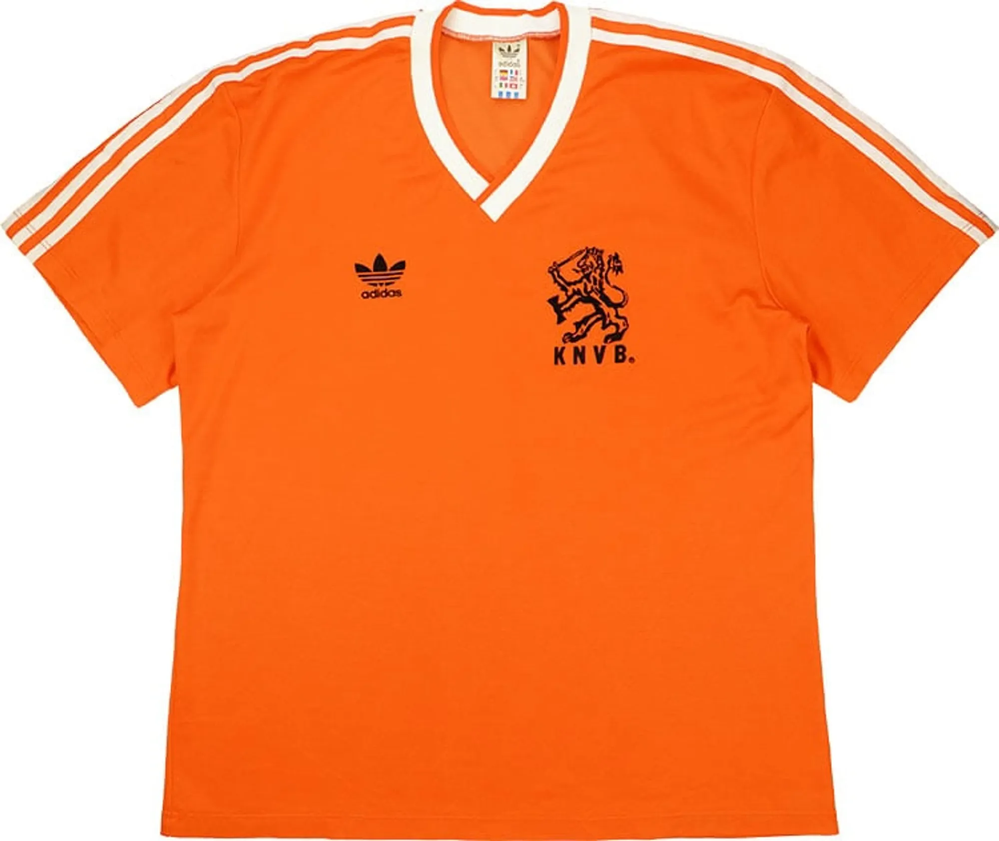 adidas Netherlands Mens SS Home Shirt 1985
