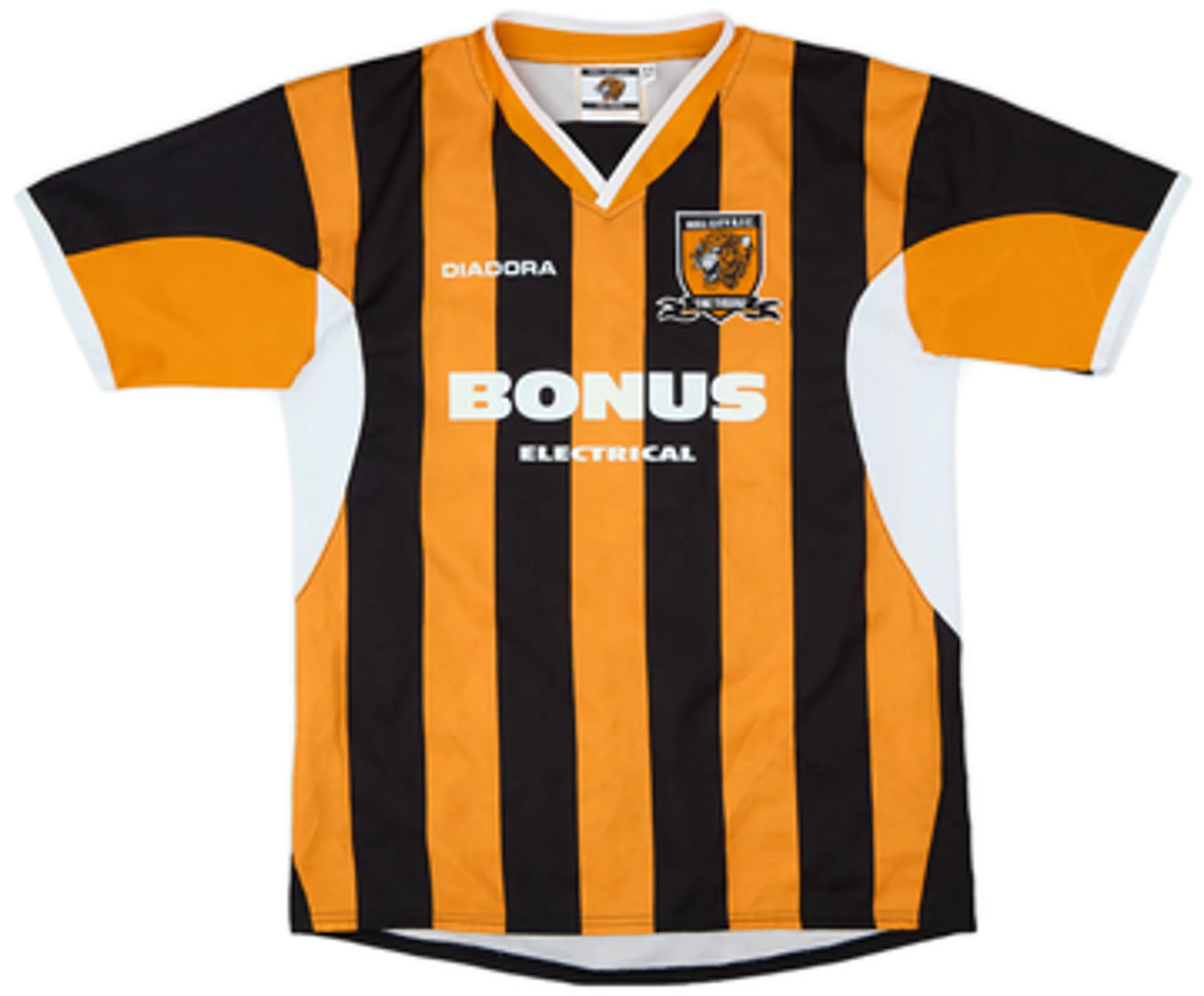 Diadora Hull City Boys SS Home Shirt 2005/06