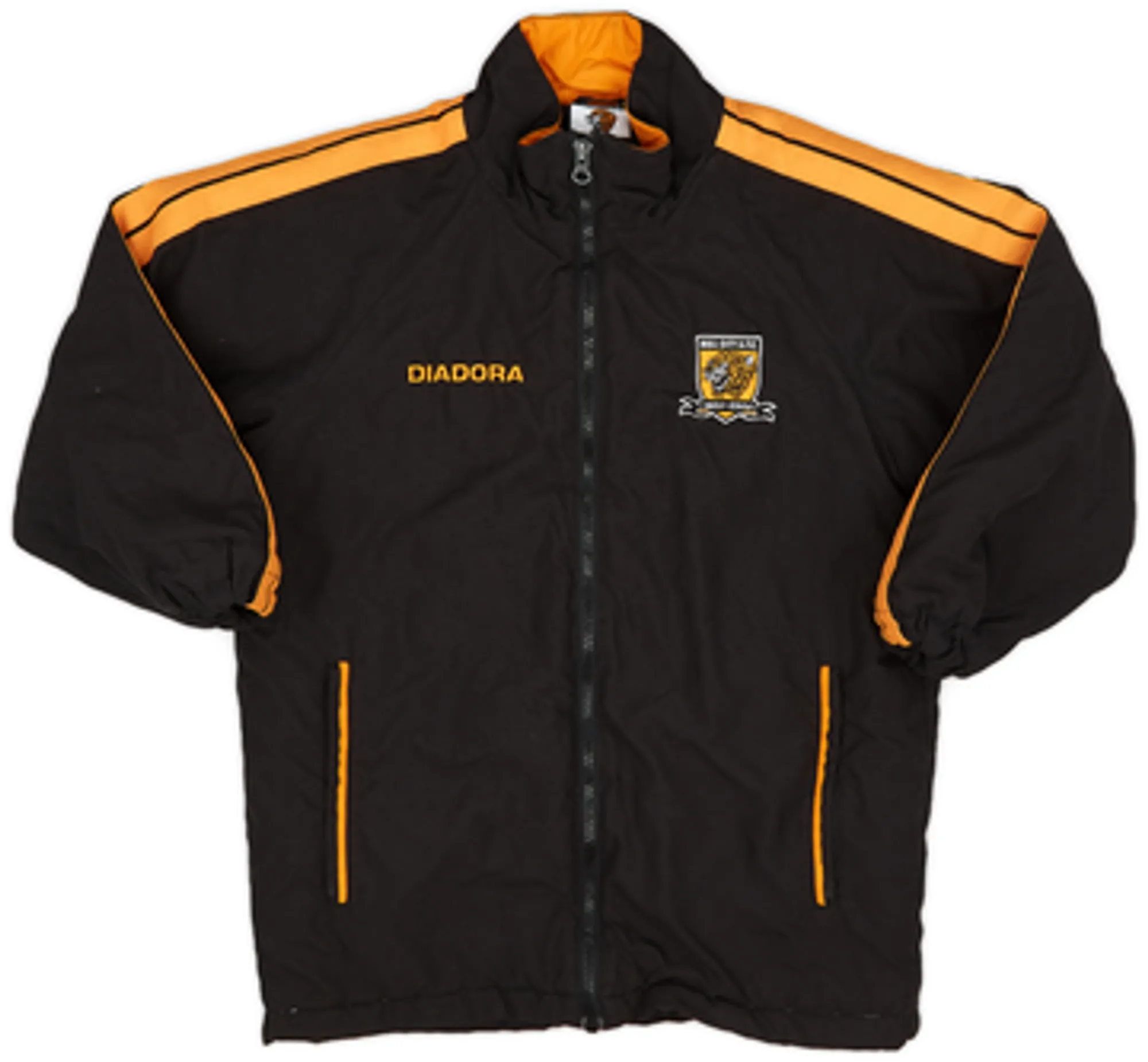 2004-05 Hull City Diadora Padded Bench Coat - 9/10 - (S.Boys)