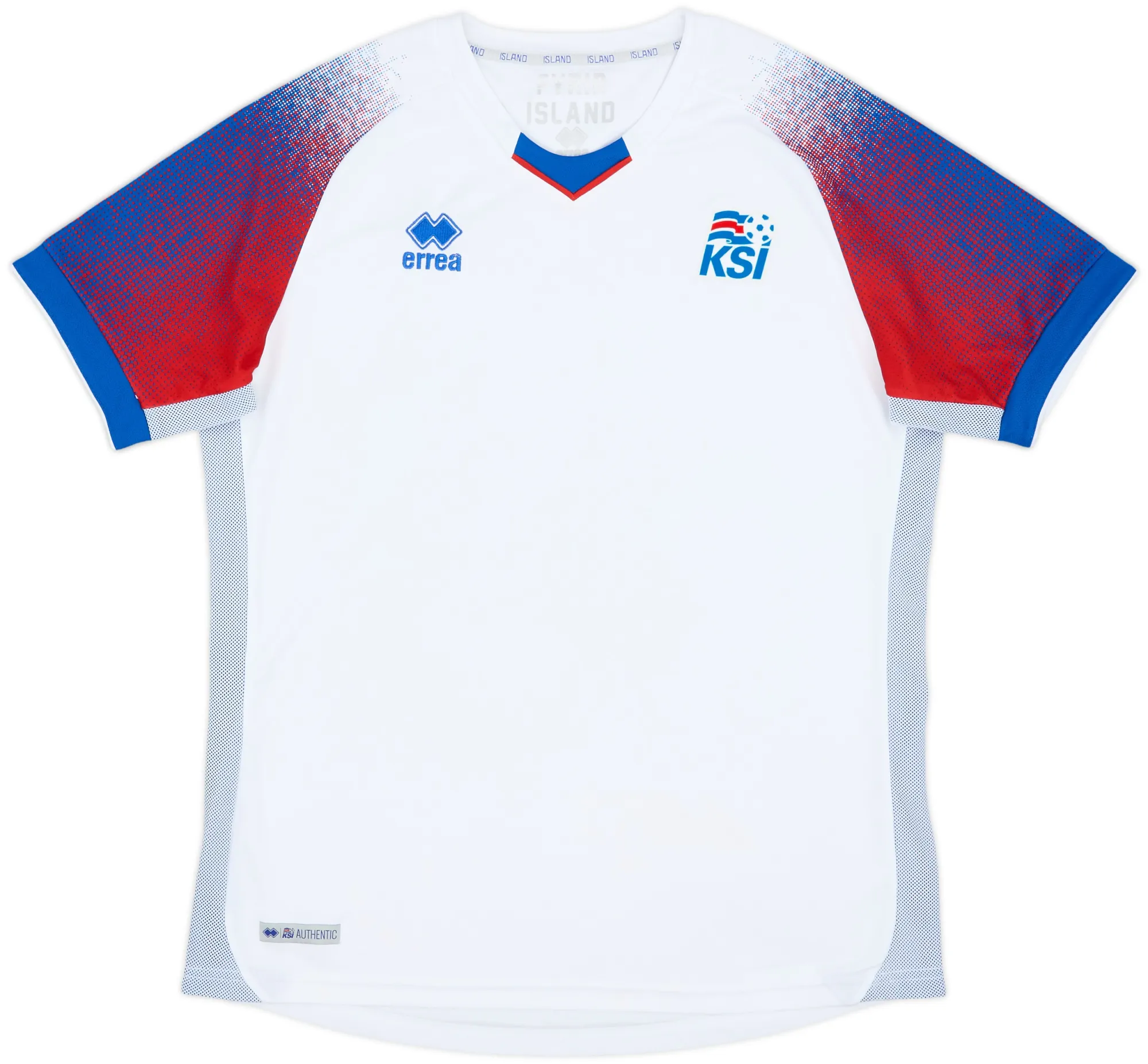 Errea Iceland Mens SS Away Shirt 2018