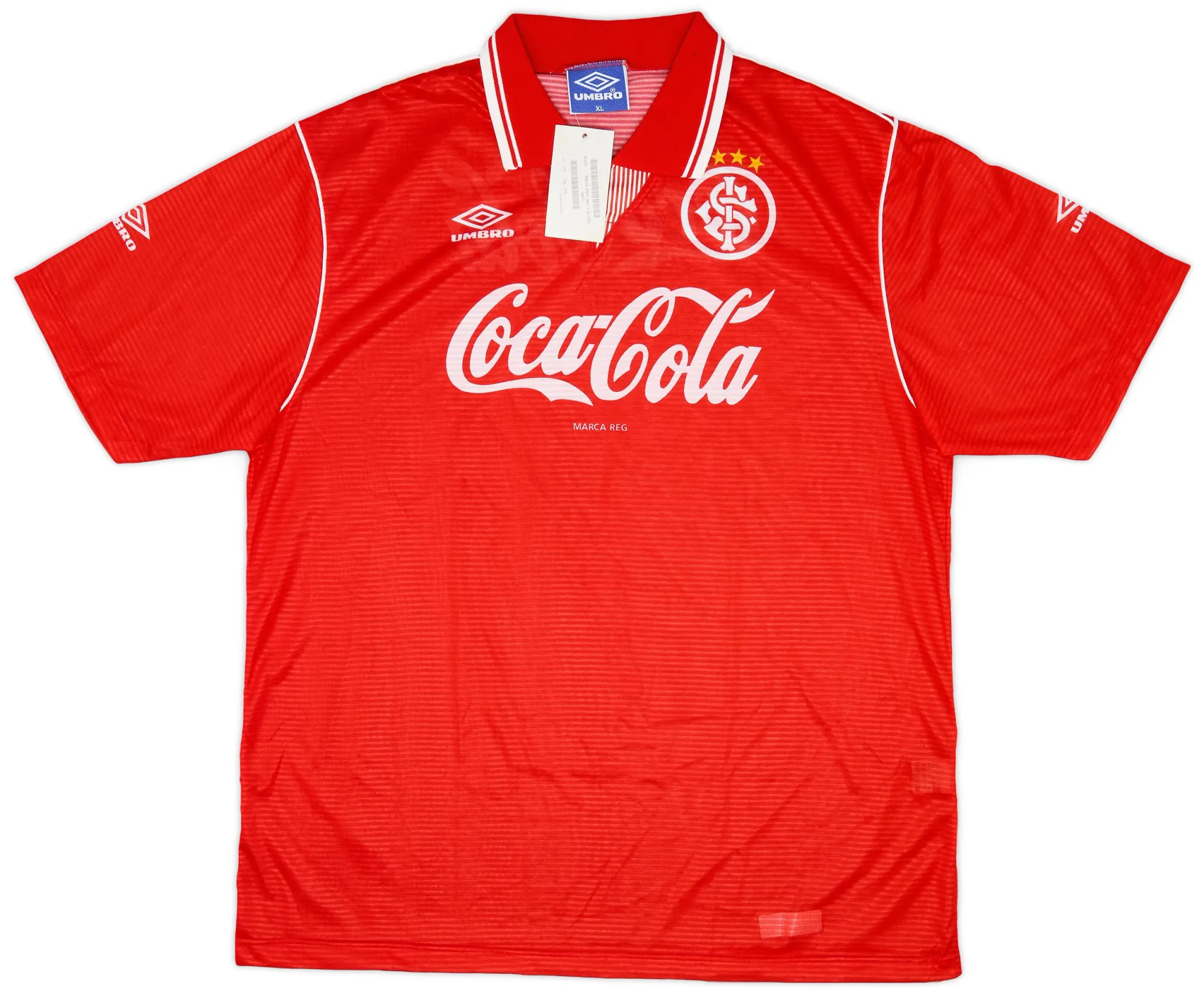 Umbro Internacional Mens SS Home Shirt 1991/93