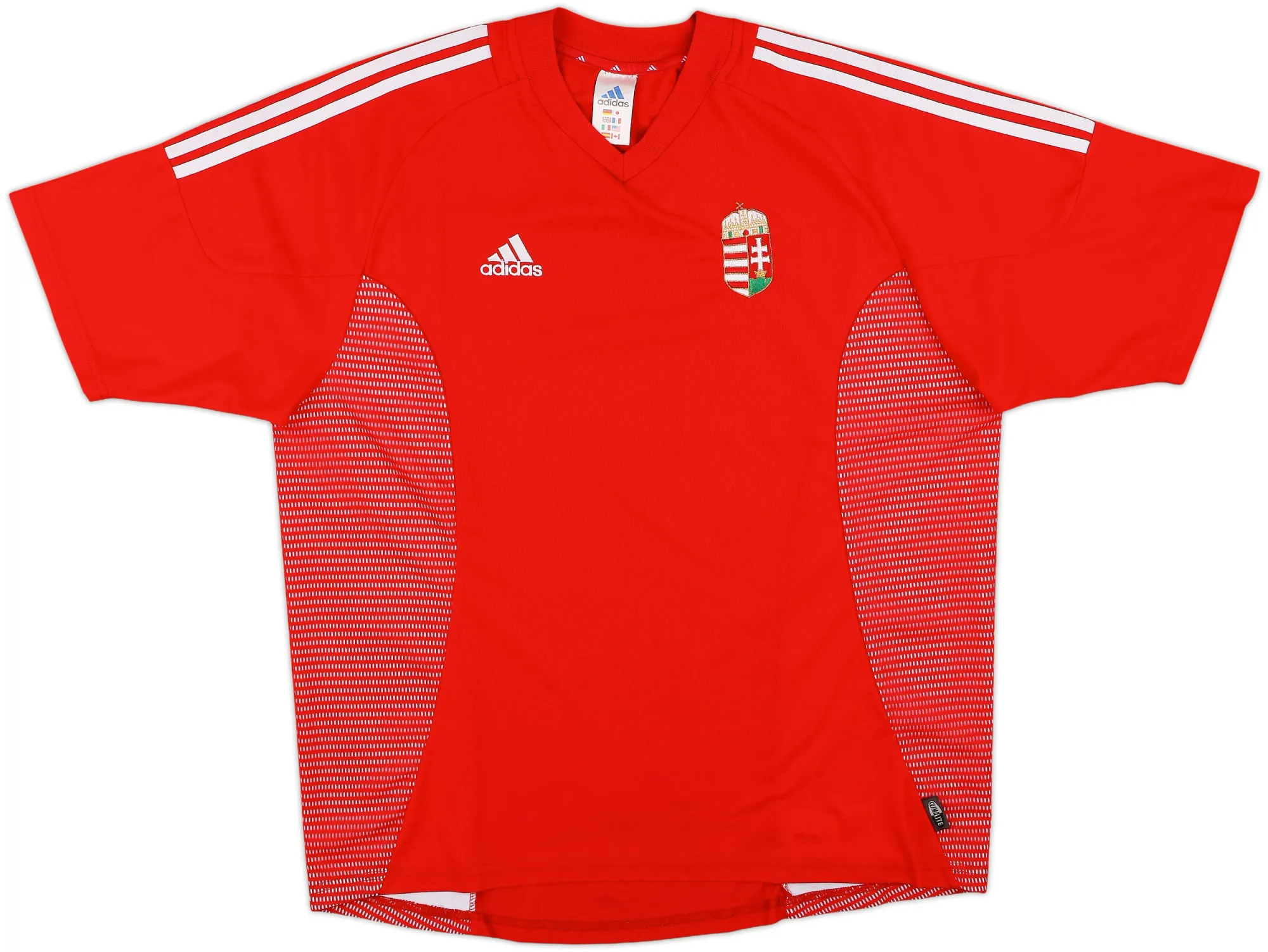 adidas Hungary Mens SS Home Shirt 2002
