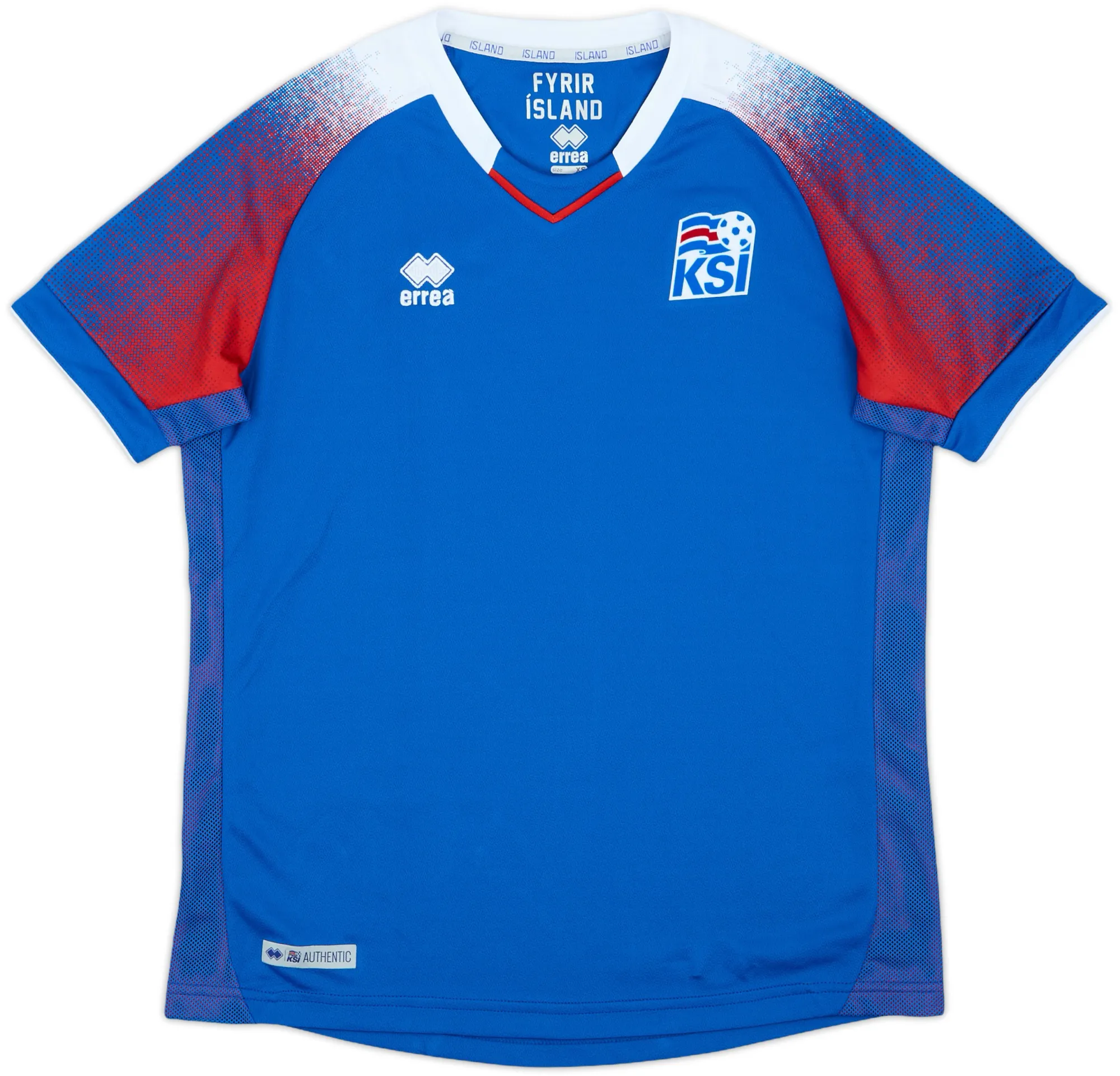 Errea Iceland Mens SS Home Shirt 2018